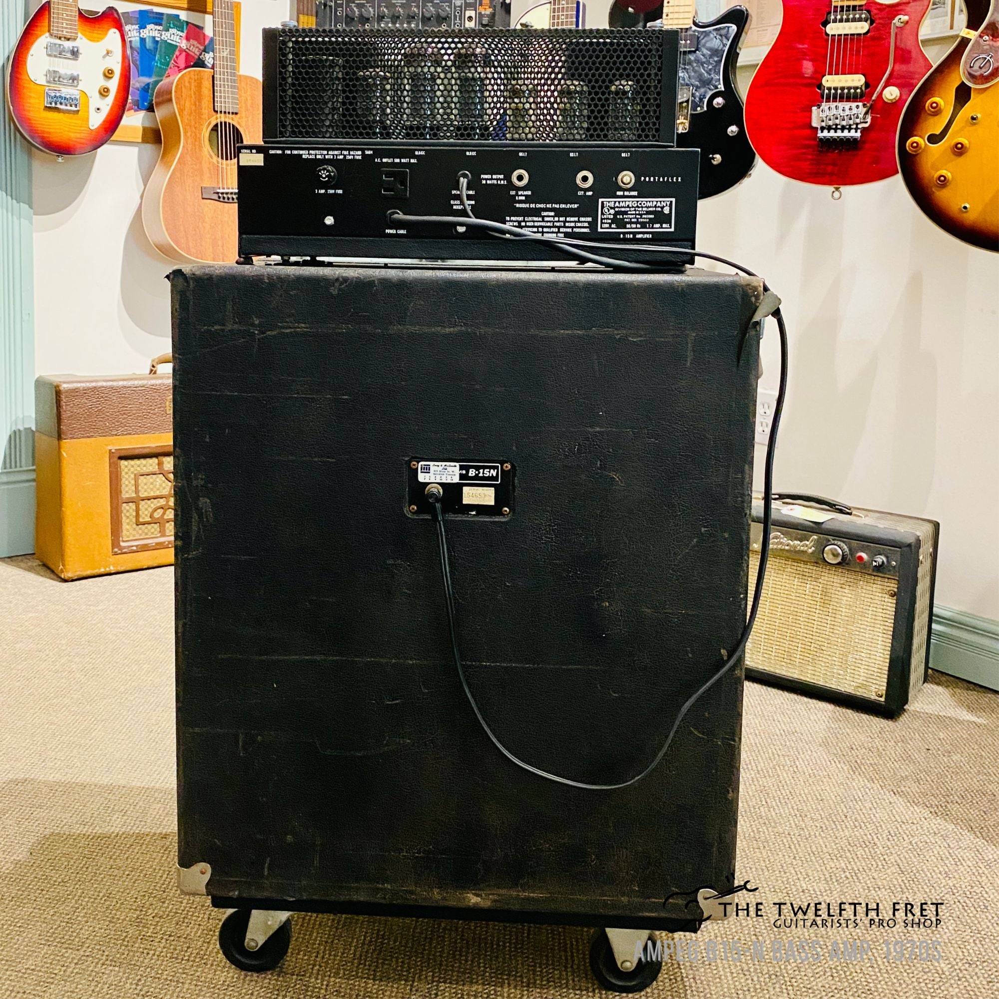 Ampeg B15-N Bass Amp, 1970s - The Twelfth Fret
