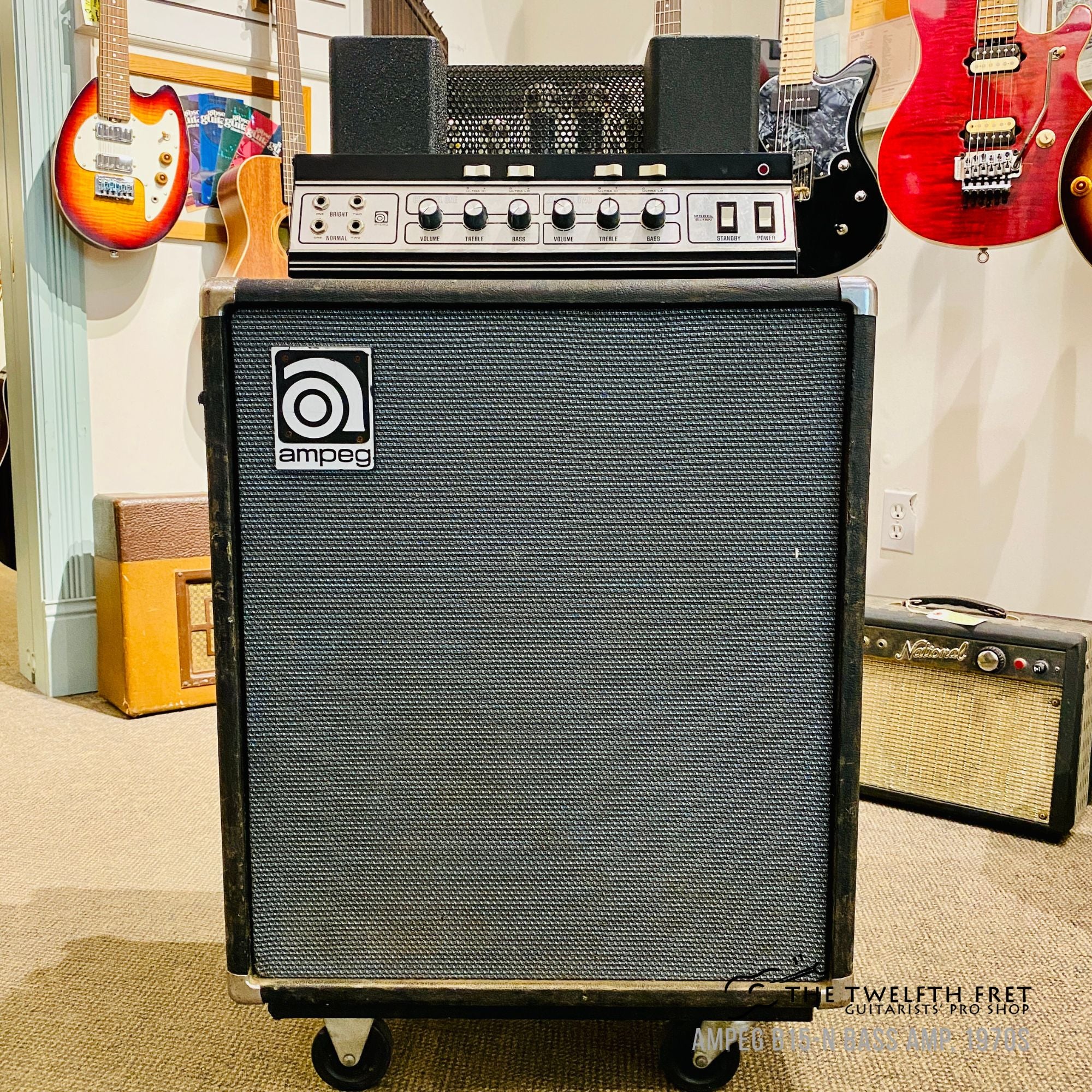 Ampeg B15-N Bass Amp, 1970s - The Twelfth Fret
