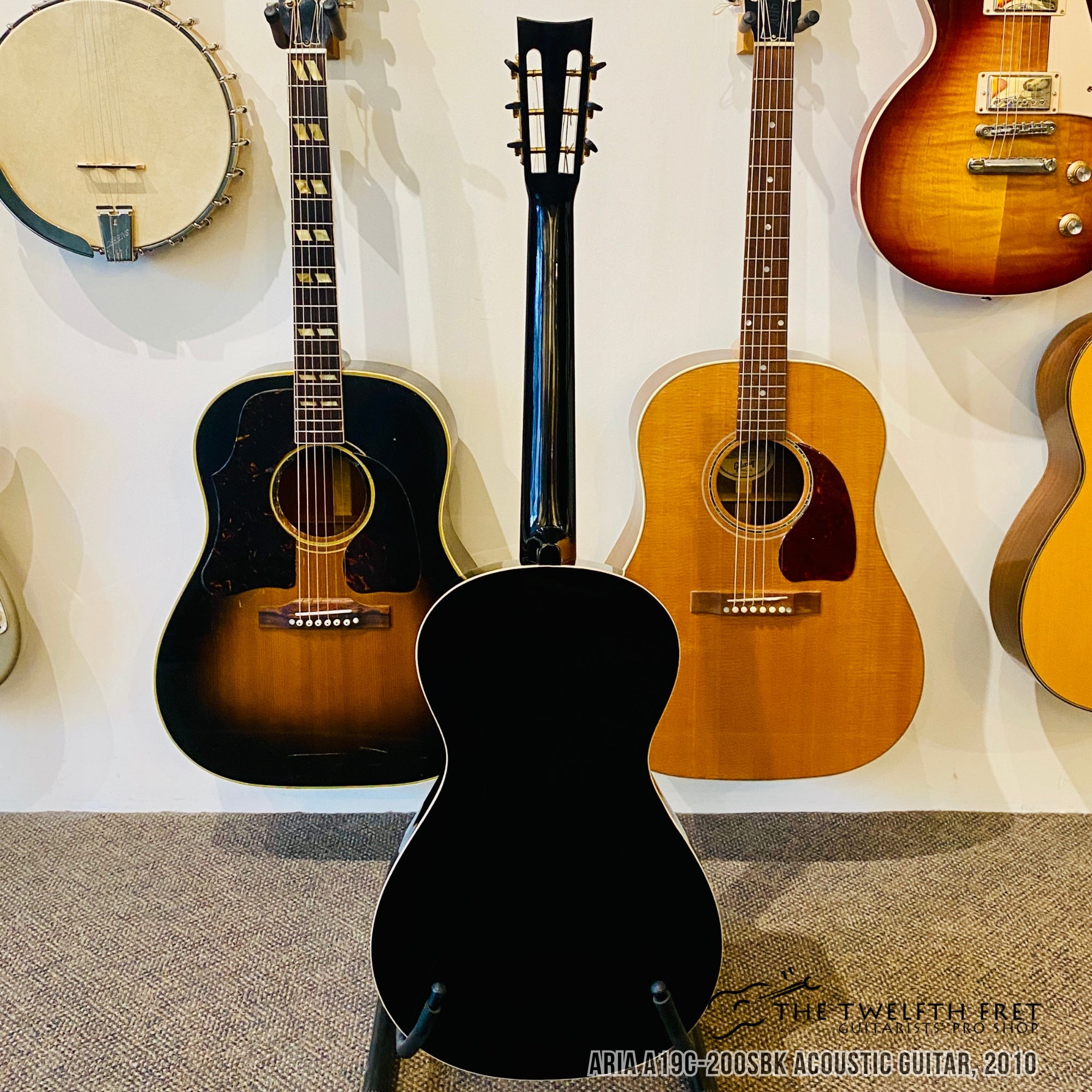 Aria A19C-200SBK Acoustic Guitar, 2010 - The Twelfth Fret