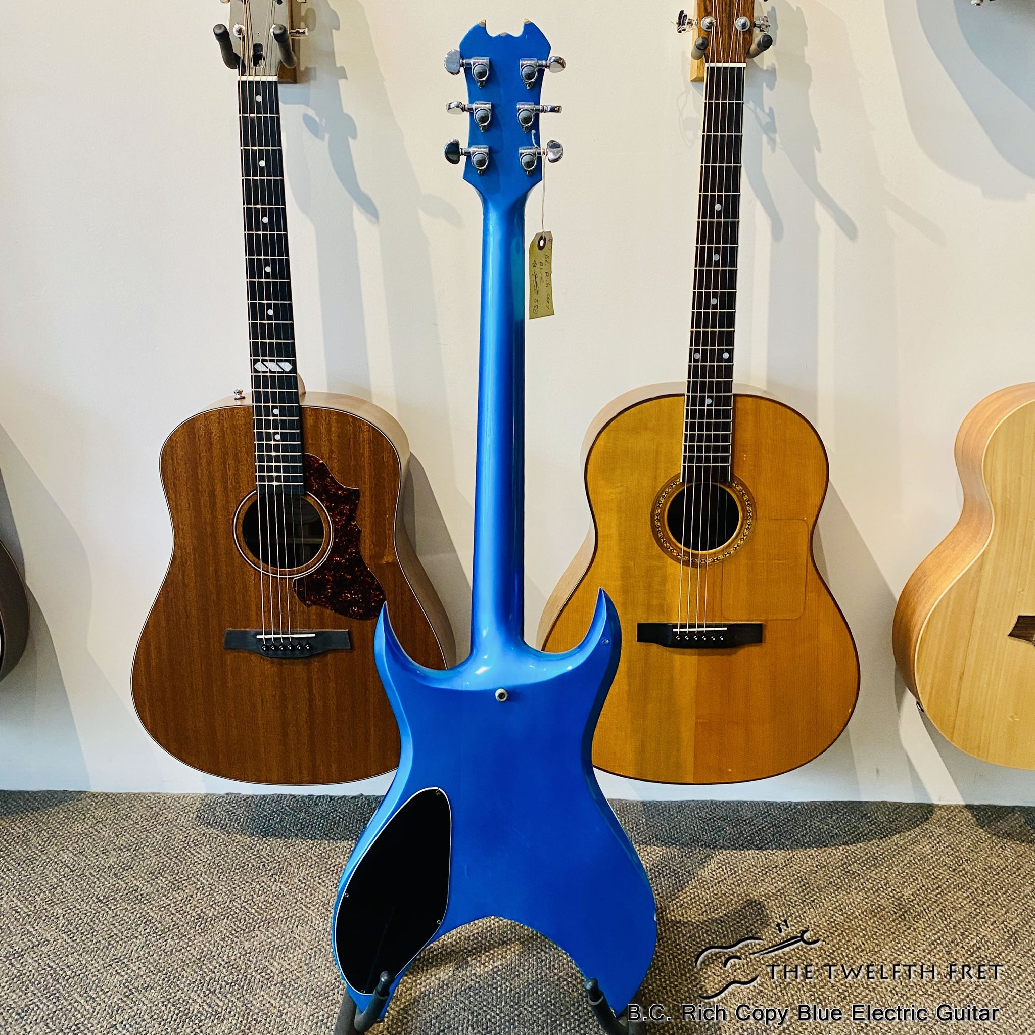 B.C. Rich Copy Blue Electric Guitar - The Twelfth Fret