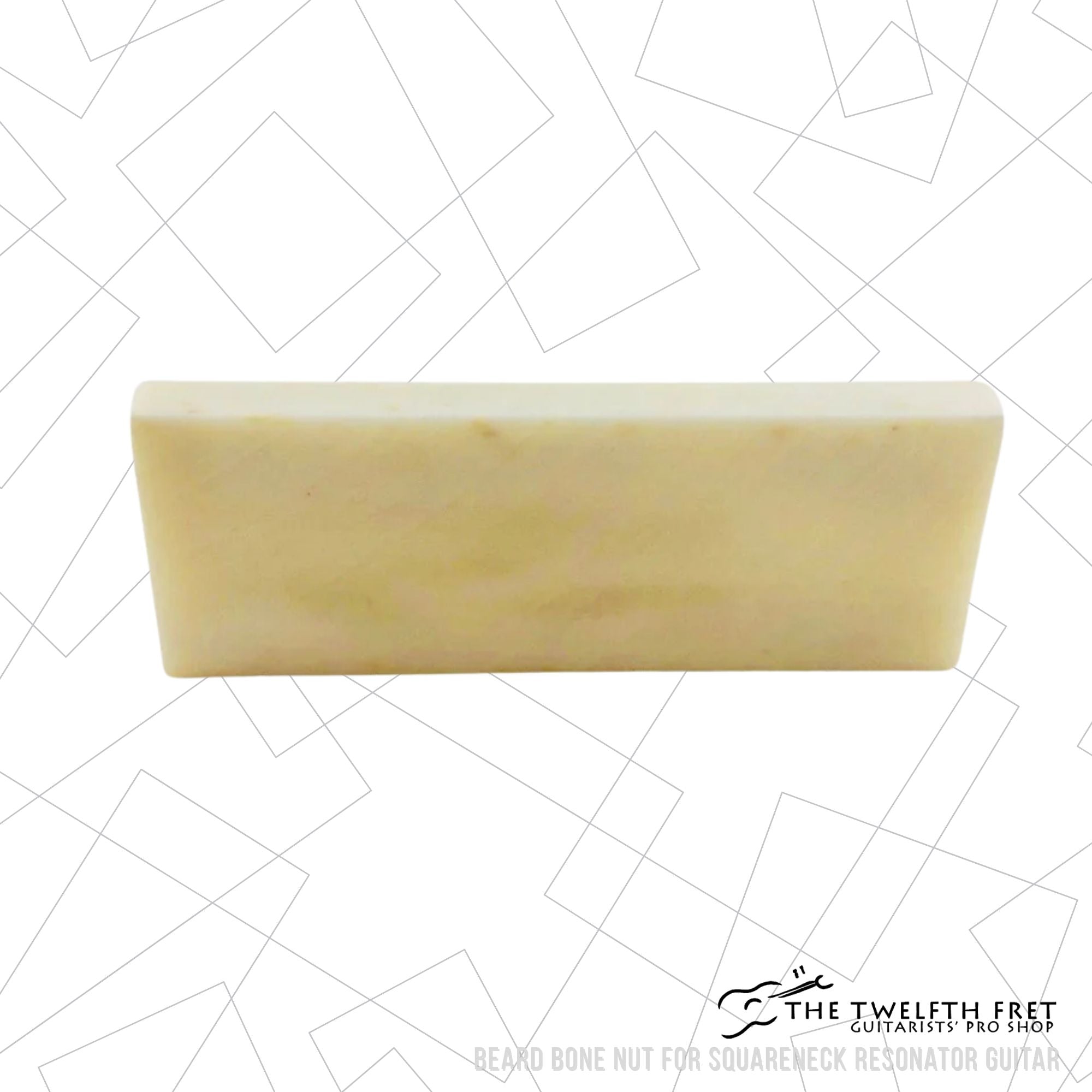 Beard Bone Nut For Squareneck Resonator Guitar - The Twelfth Fret