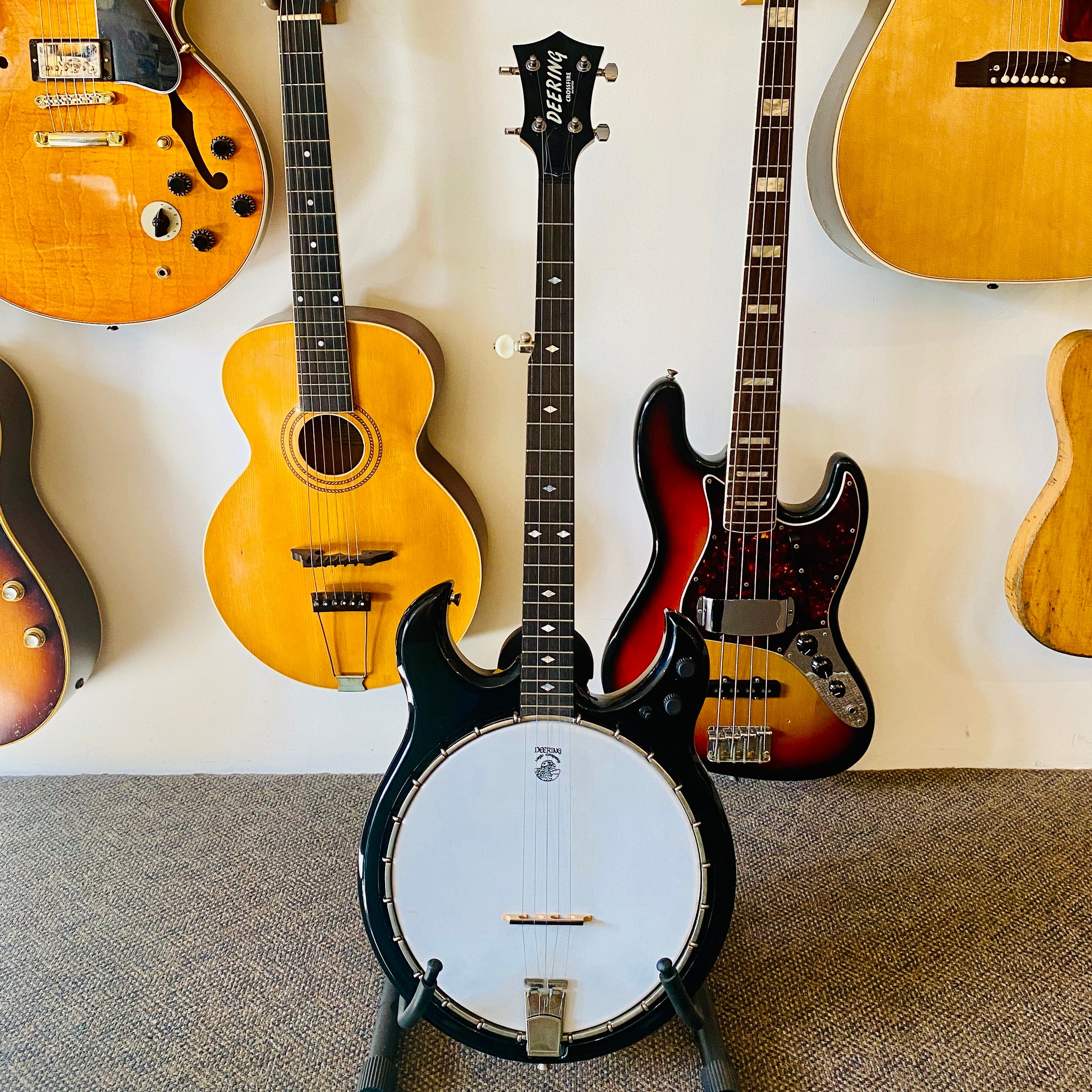 Deering Crossfire Electric Banjo - USED