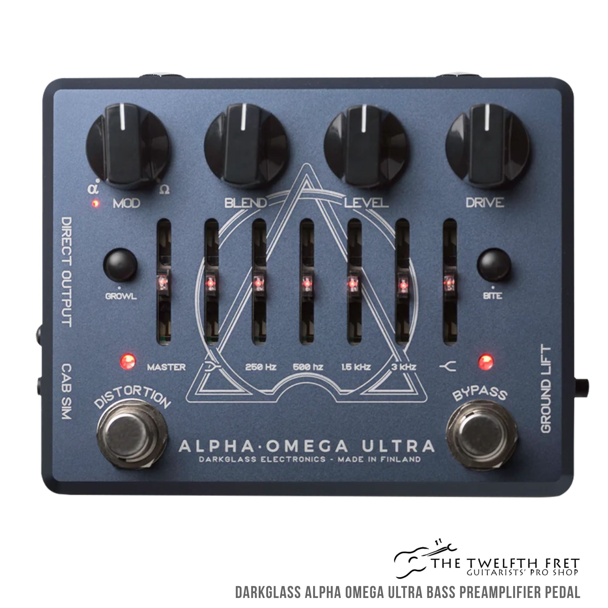Darkglass Alpha Omega Ultra Bass Preamplifier Pedal - The Twelfth Fret