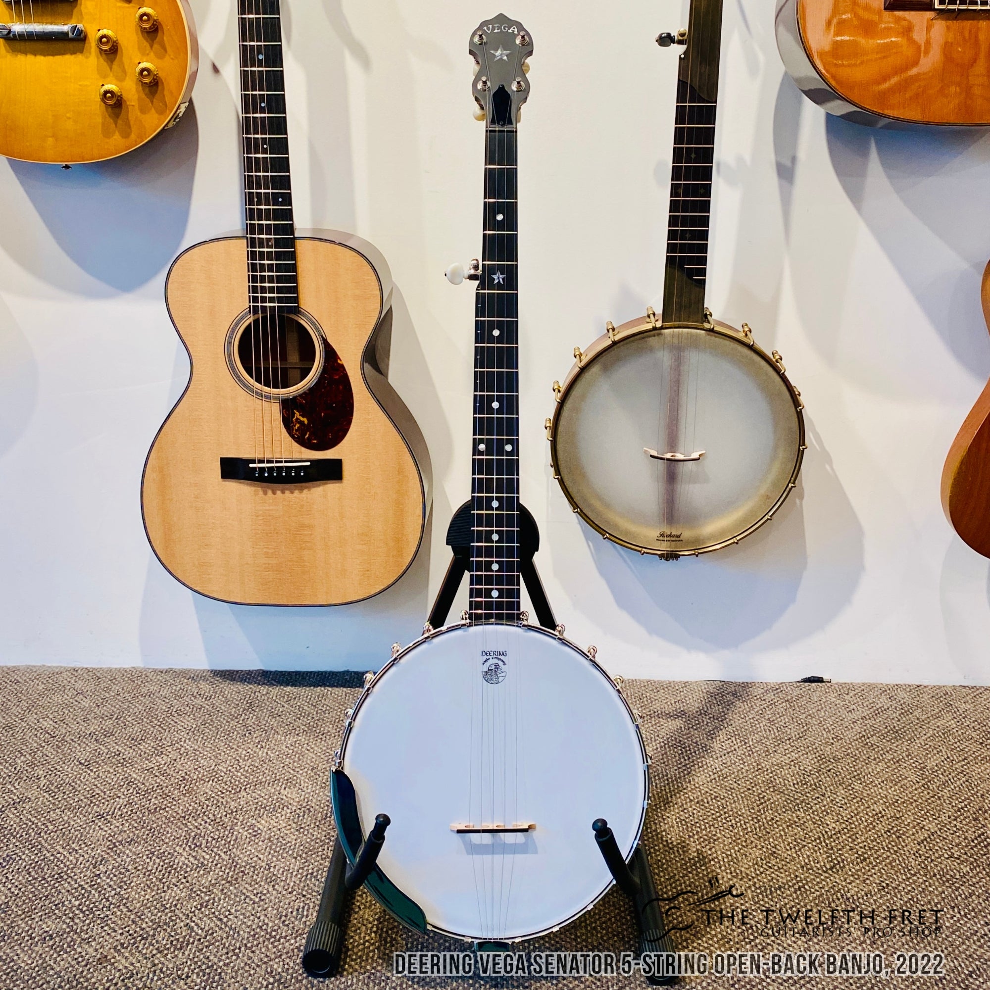 Deering Vega Senator 5-String Open-Back Banjo, 2022 - The Twelfth Fret
