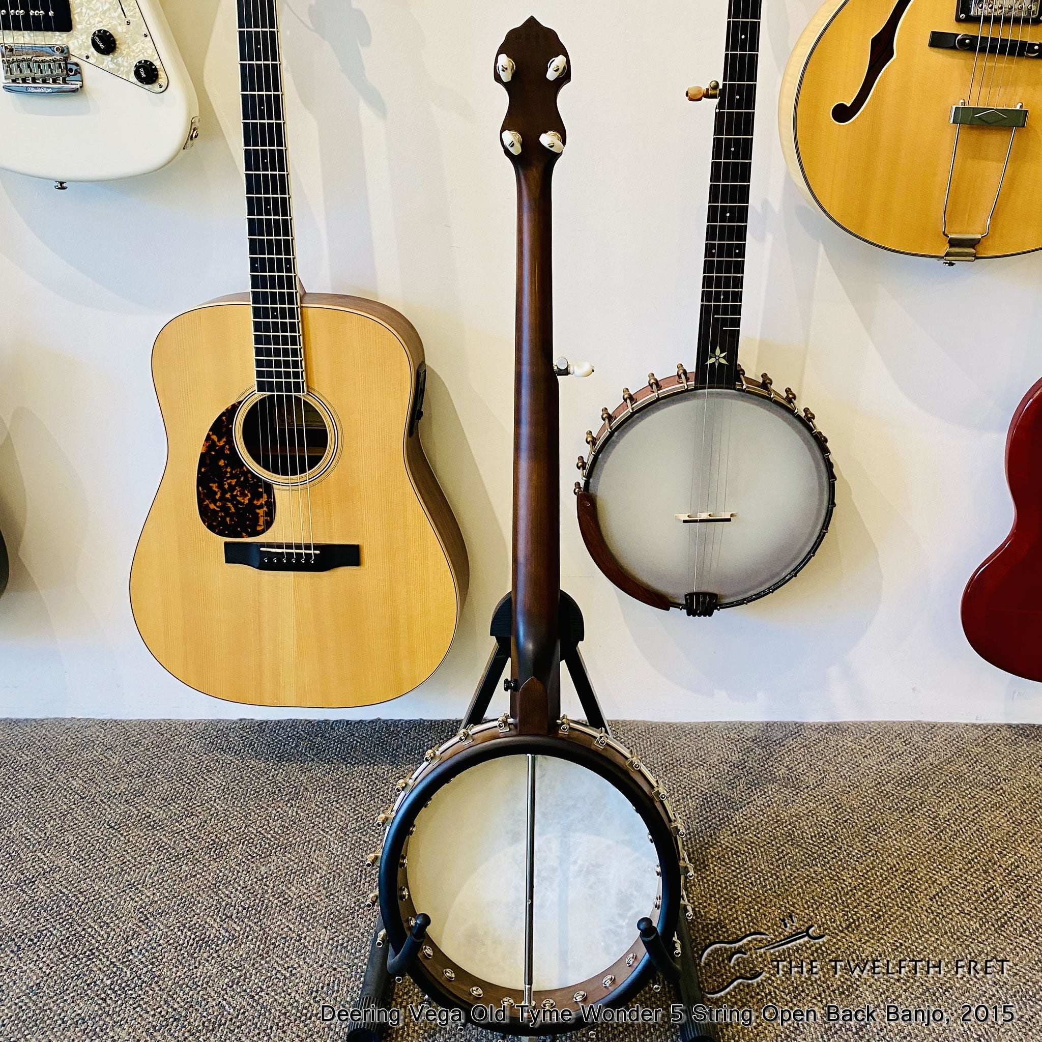 Deering Vega Old Tyme Wonder 5 String Open Back Banjo, 2015 - The Twelfth Fret