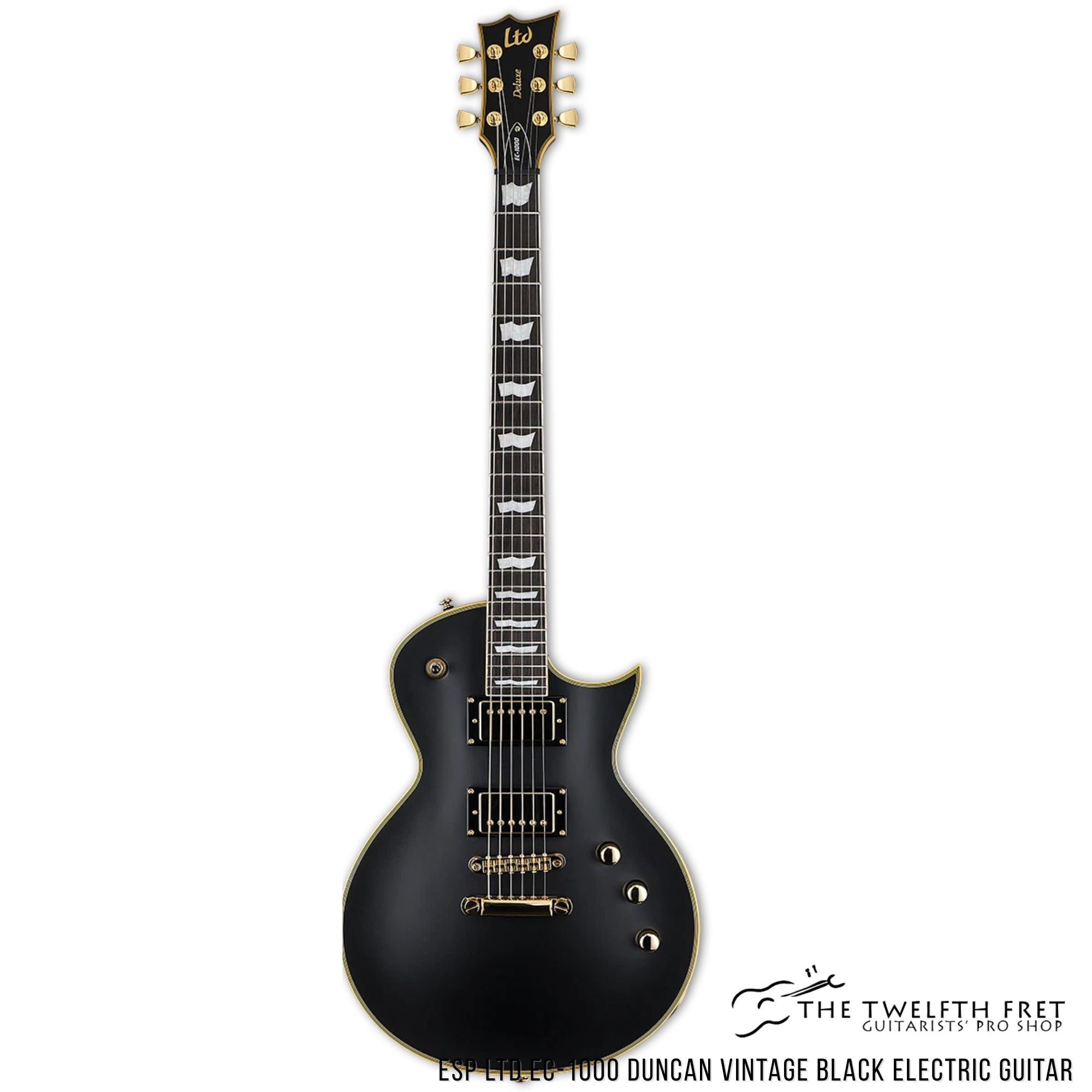 ESP LTD EC-1000 Duncan Vintage Black Electric Guitar - The Twelfth Fret
