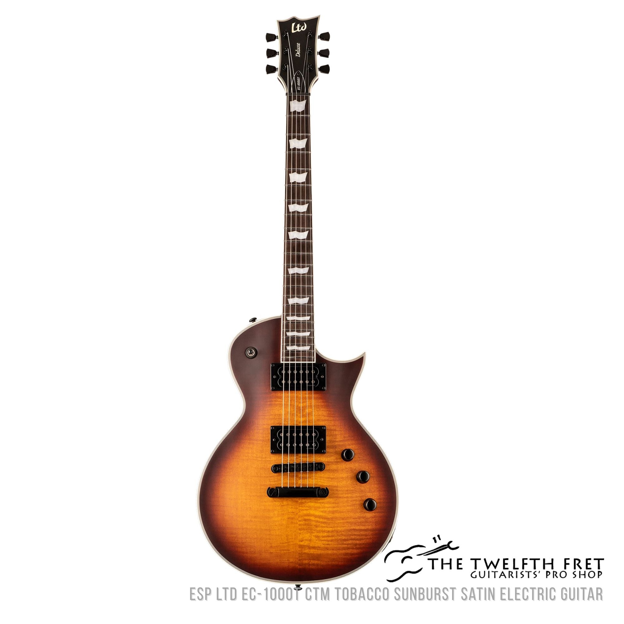 ESP LTD EC-1000T CTM Tobacco Sunburst Satin Electric Guitar - The Twelfth Fret