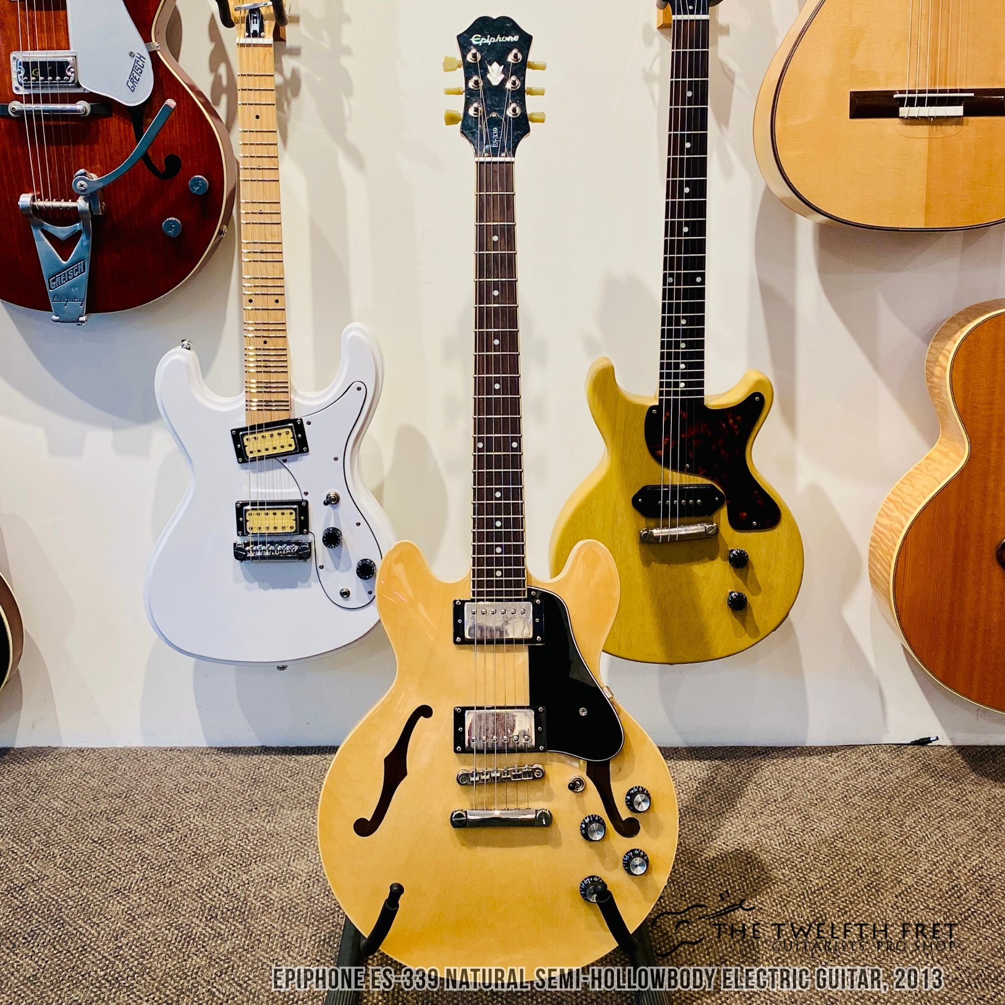 Epiphone ES-339 Natural Semi-Hollowbody Electric Guitar, 2013 - The Twelfth Fret