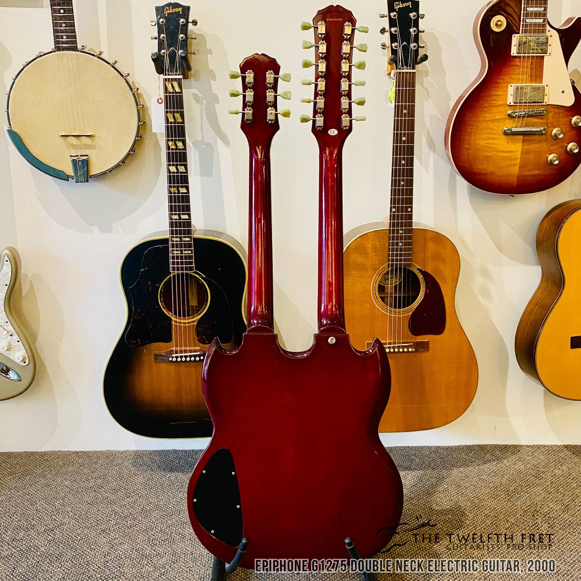 Epiphone G1275 Double Neck Electric Guitar, 2000 - The Twelfth Fret