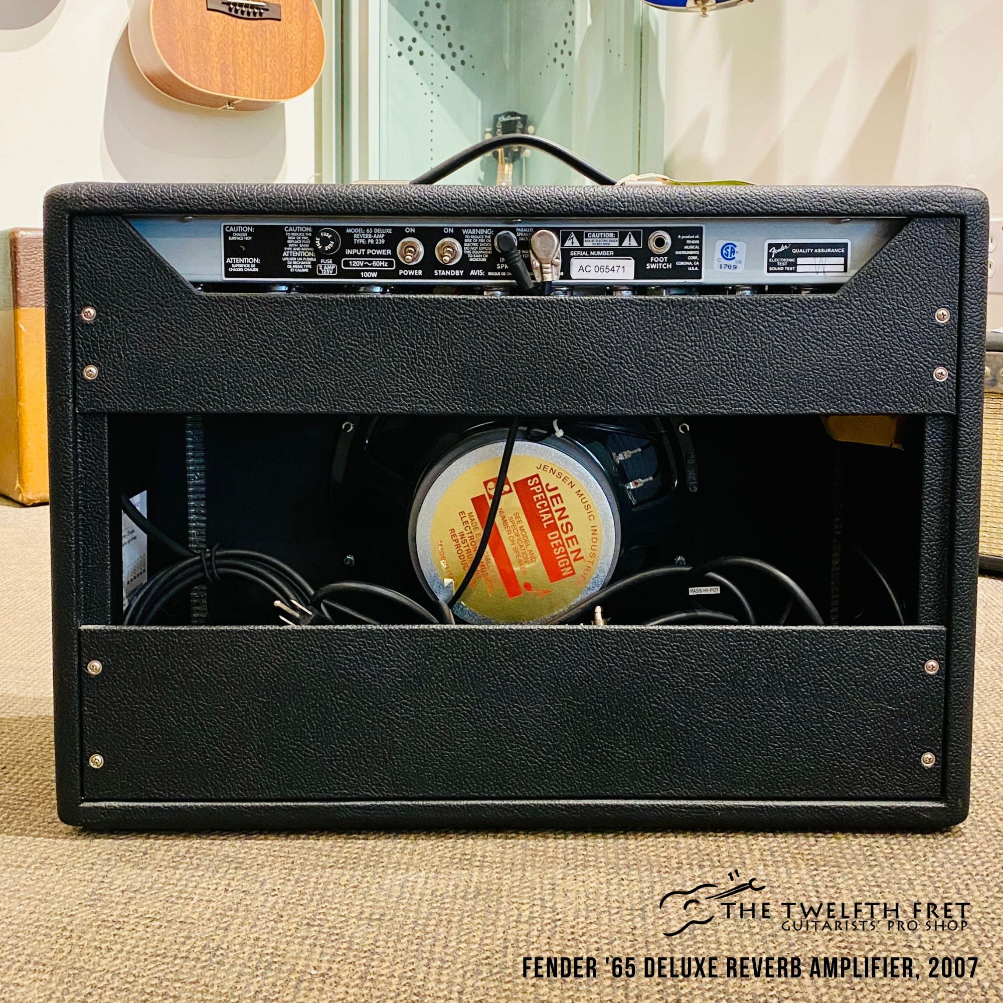Fender '65 Deluxe Reverb Amplifier, 2007 - The Twelfth Fret