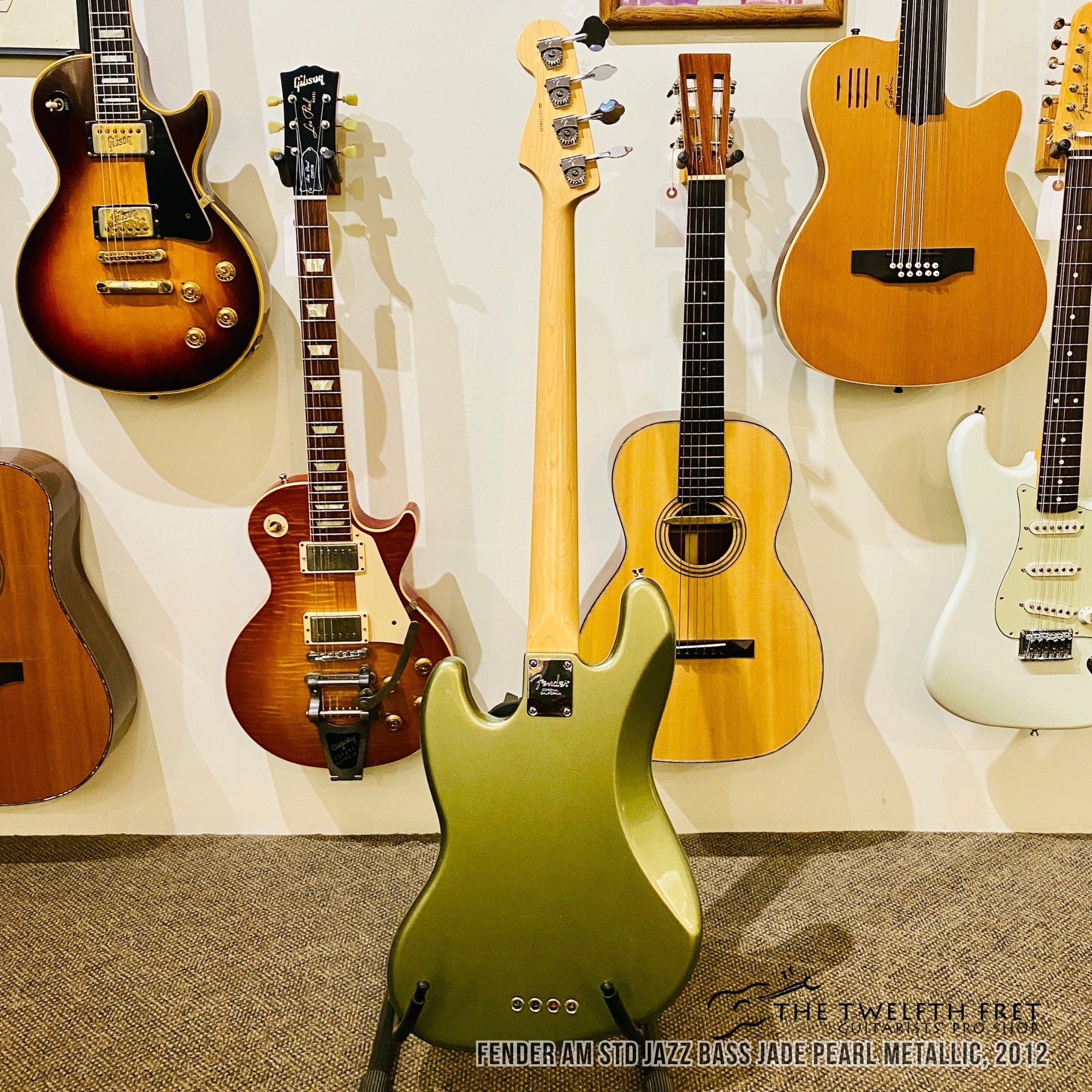 Fender AM STD Jazz Bass Jade Pearl Metallic, 2012 - The Twelfth Fret