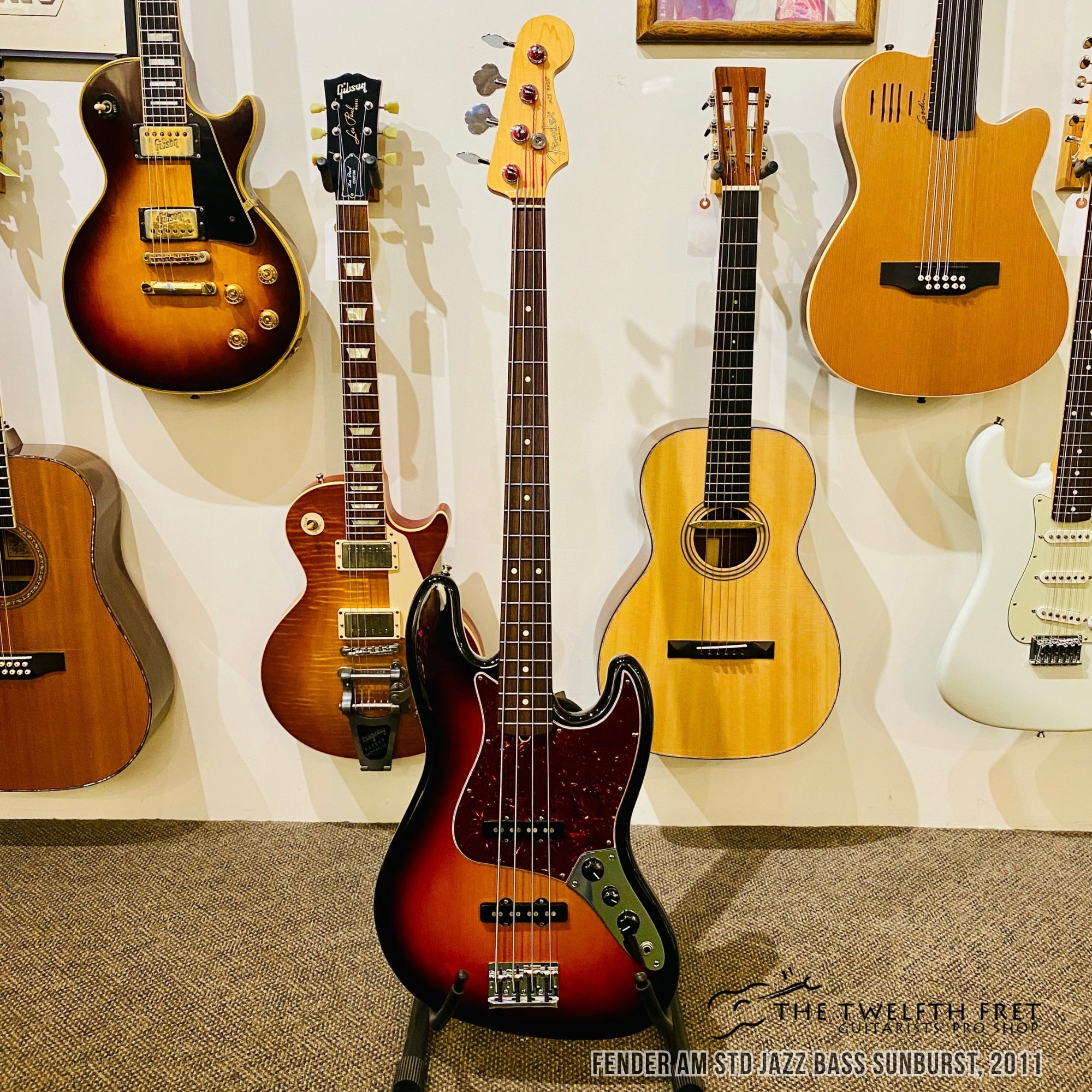 Fender AM STD Jazz Bass Sunburst, 2011 - The Twelfth Fret