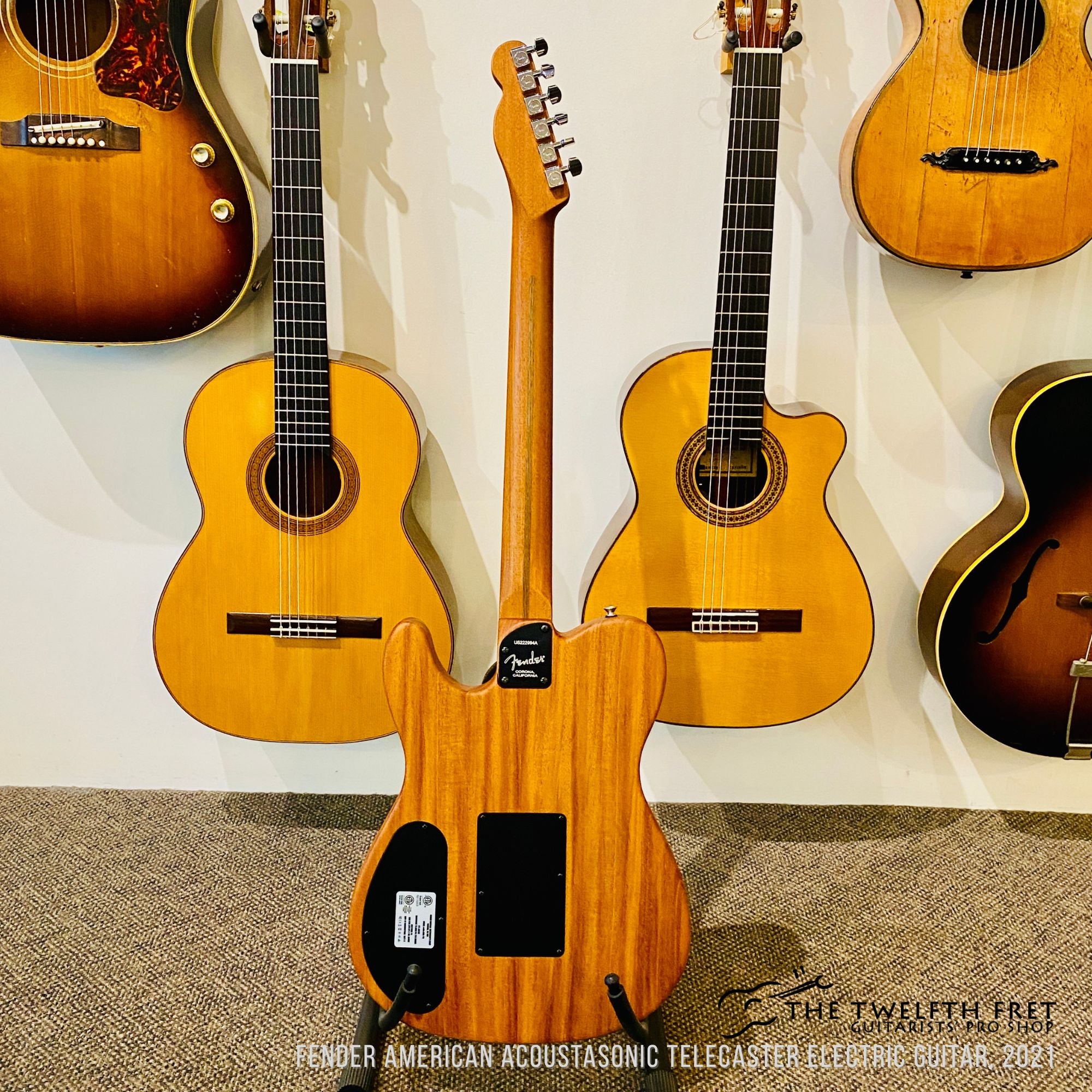 Fender American Acoustasonic Telecaster Electric Guitar, 2021 - The Twelfth Fret