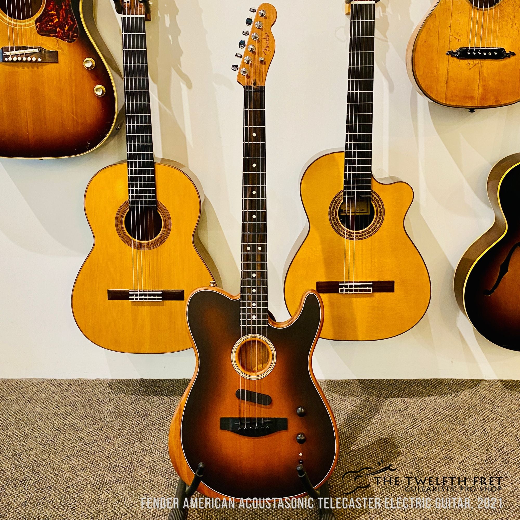 Fender American Acoustasonic Telecaster Electric Guitar, 2021 - The Twelfth Fret