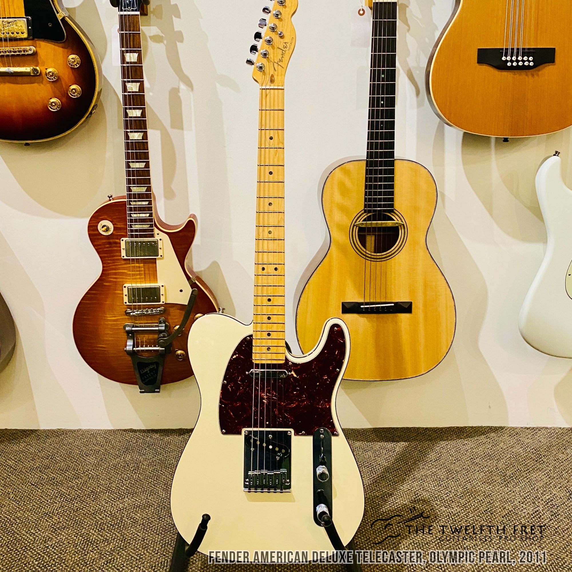 Fender American Deluxe Telecaster, Olympic Pearl, 2011 - The Twelfth Fret