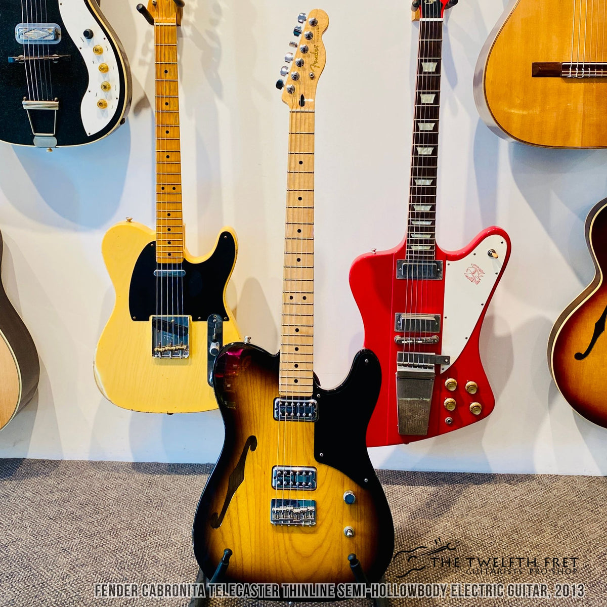 Fender Cabronita Telecaster Thinline Semi hollow Electric Guitar, 2013 - The Twelfth Fret
