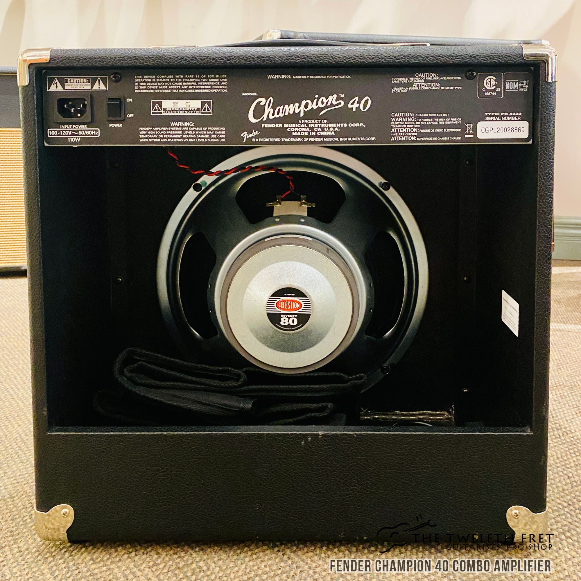 Fender Champion 40 Combo Amplifier - The Twelfth Fret