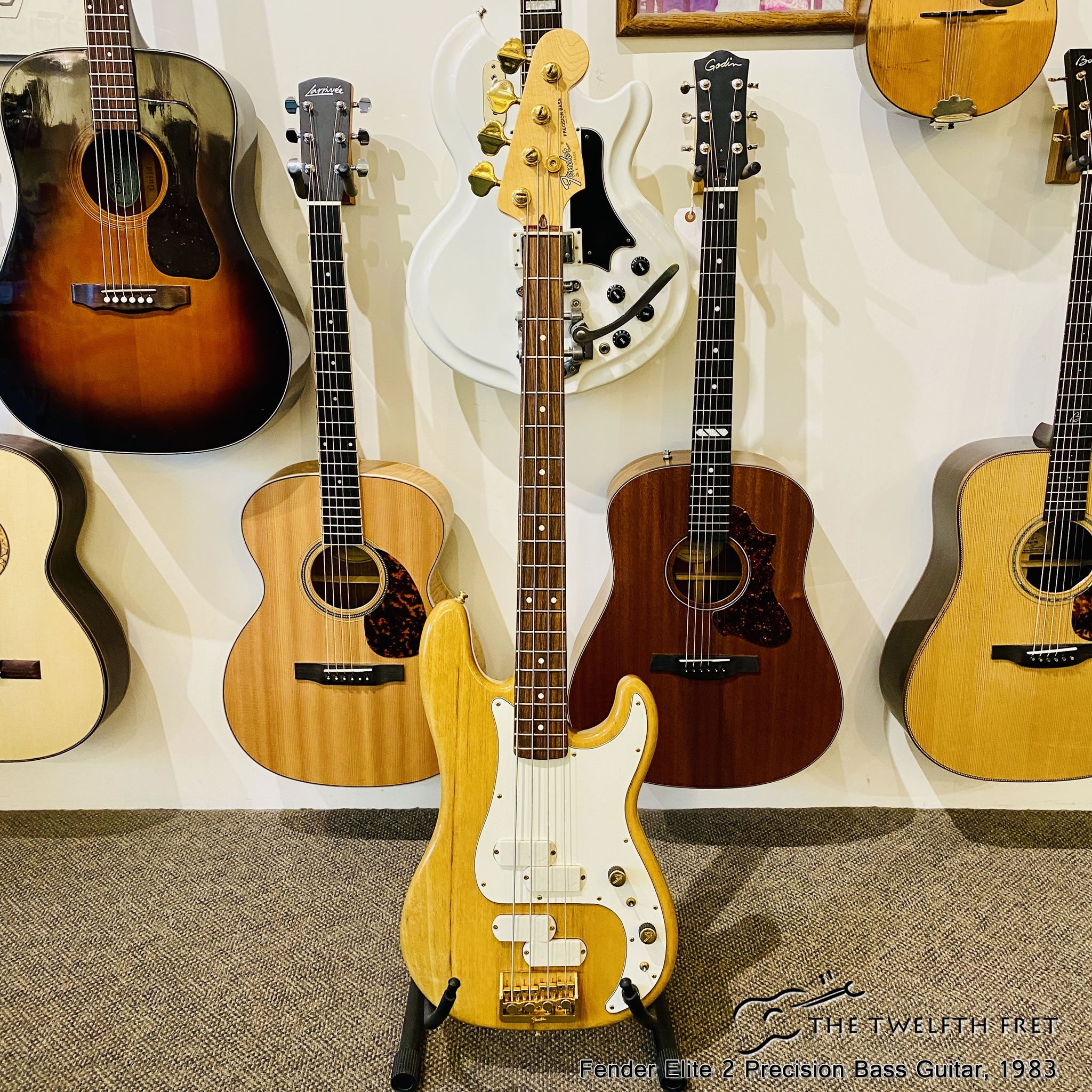 Fender Elite 2 Precision Bass Guitar, 1983 [USED] - The