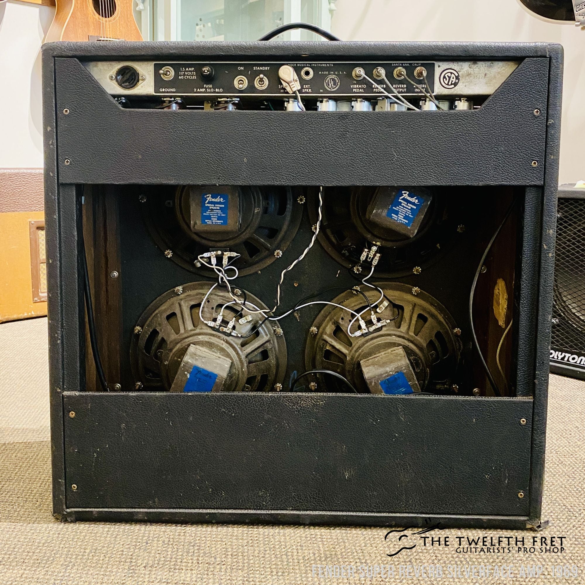 Fender Super Reverb Silverface Amp, 1969 - The Twelfth Fret