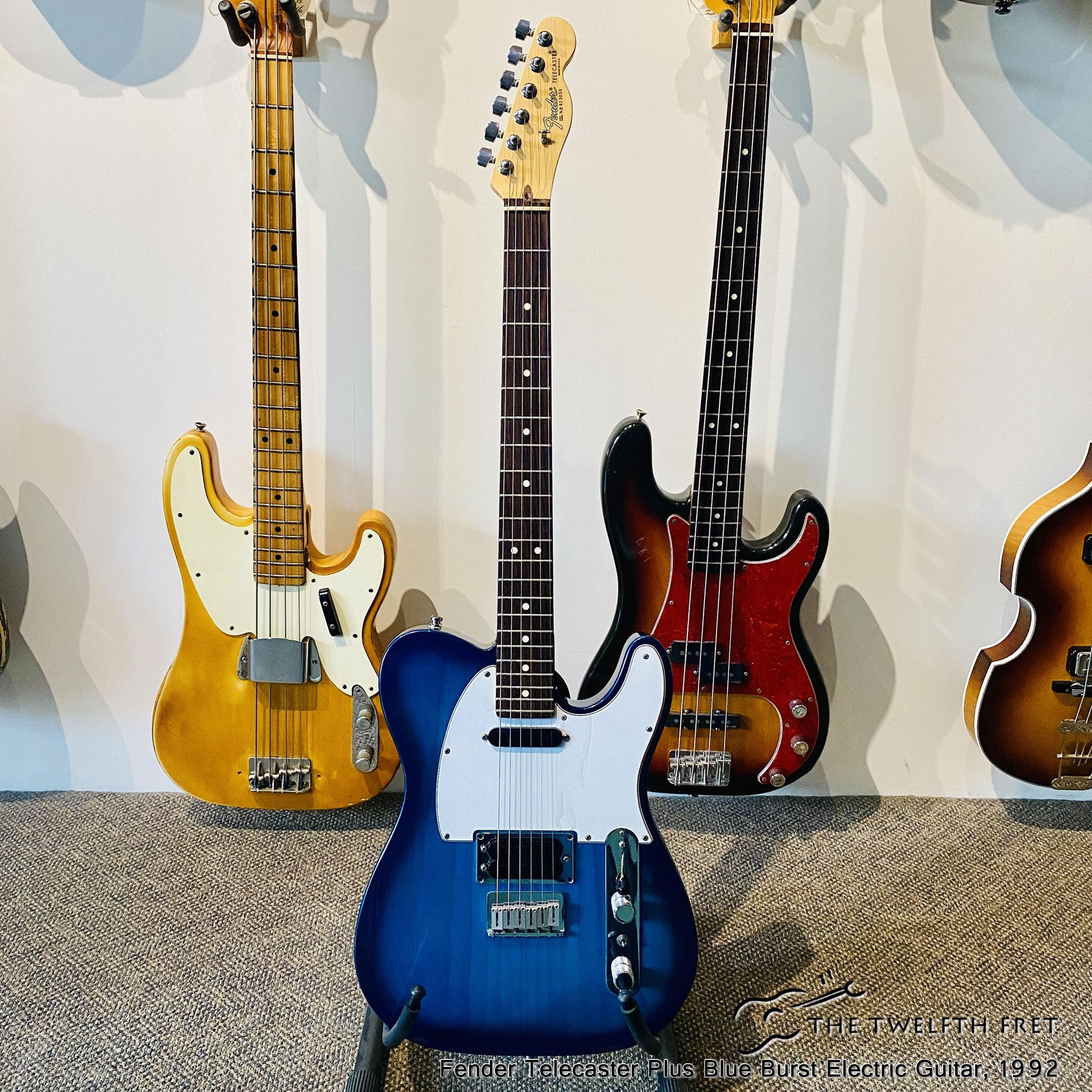 Fender Telecaster Plus Blue Burst Electric Guitar, 1992 - The Twelfth Fret