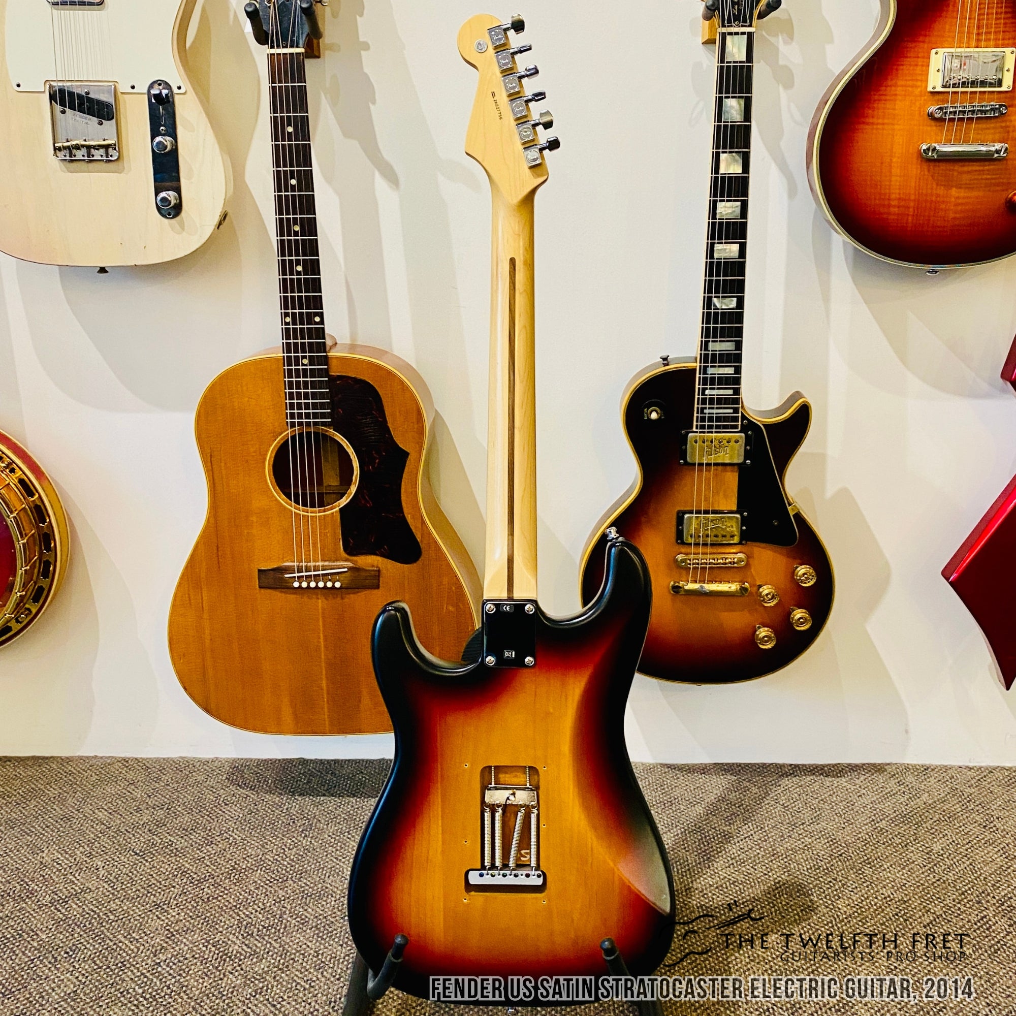 Fender US Satin Stratocaster Electric Guitar, 2014 - The Twelfth Fret