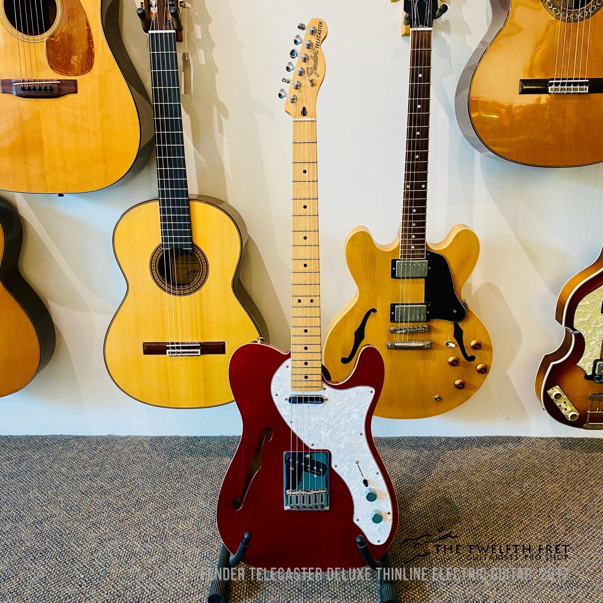 Fender Telecaster Deluxe Thinline Electric Guitar, 2017 - The Twelfth Fret