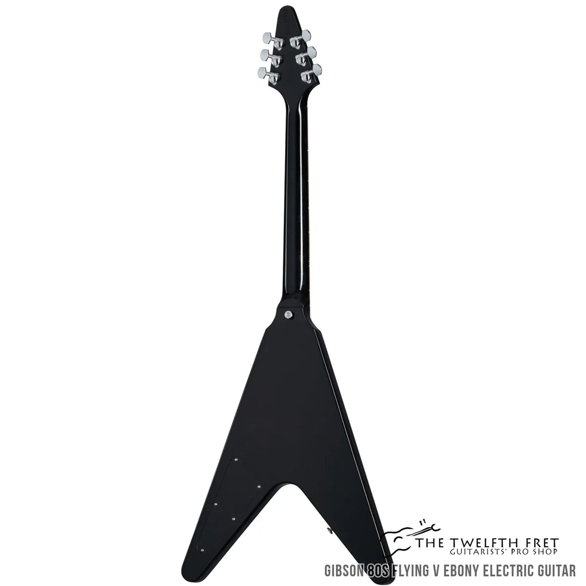 Gibson 80s Flying V Ebony Electric Guitar - The Twelfth Fret