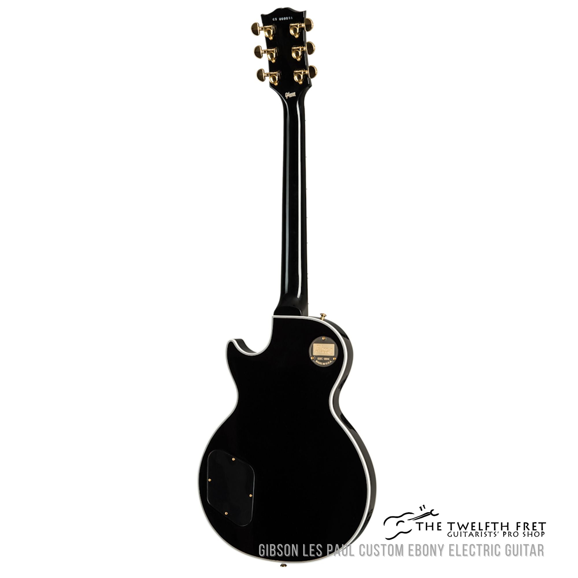 Gibson Les Paul Custom Ebony Electric Guitar - The Twelfth Fret