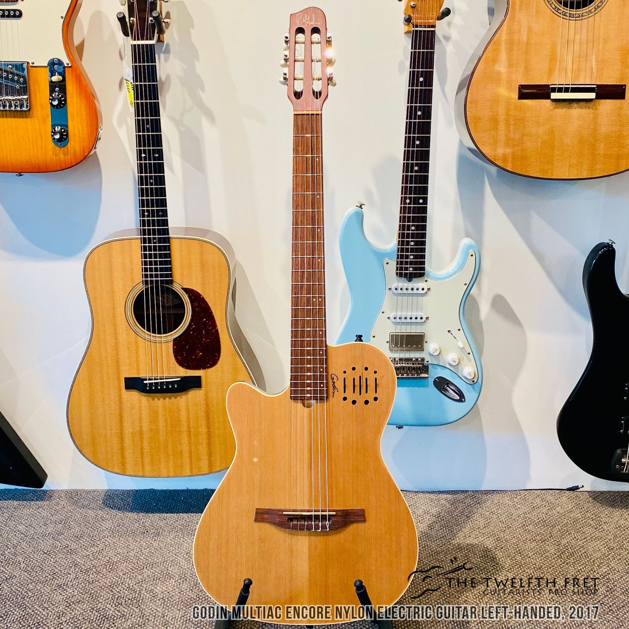 Godin Multiac Encore Nylon Electric Guitar Left-Handed, 2017 - The Twelfth Fret