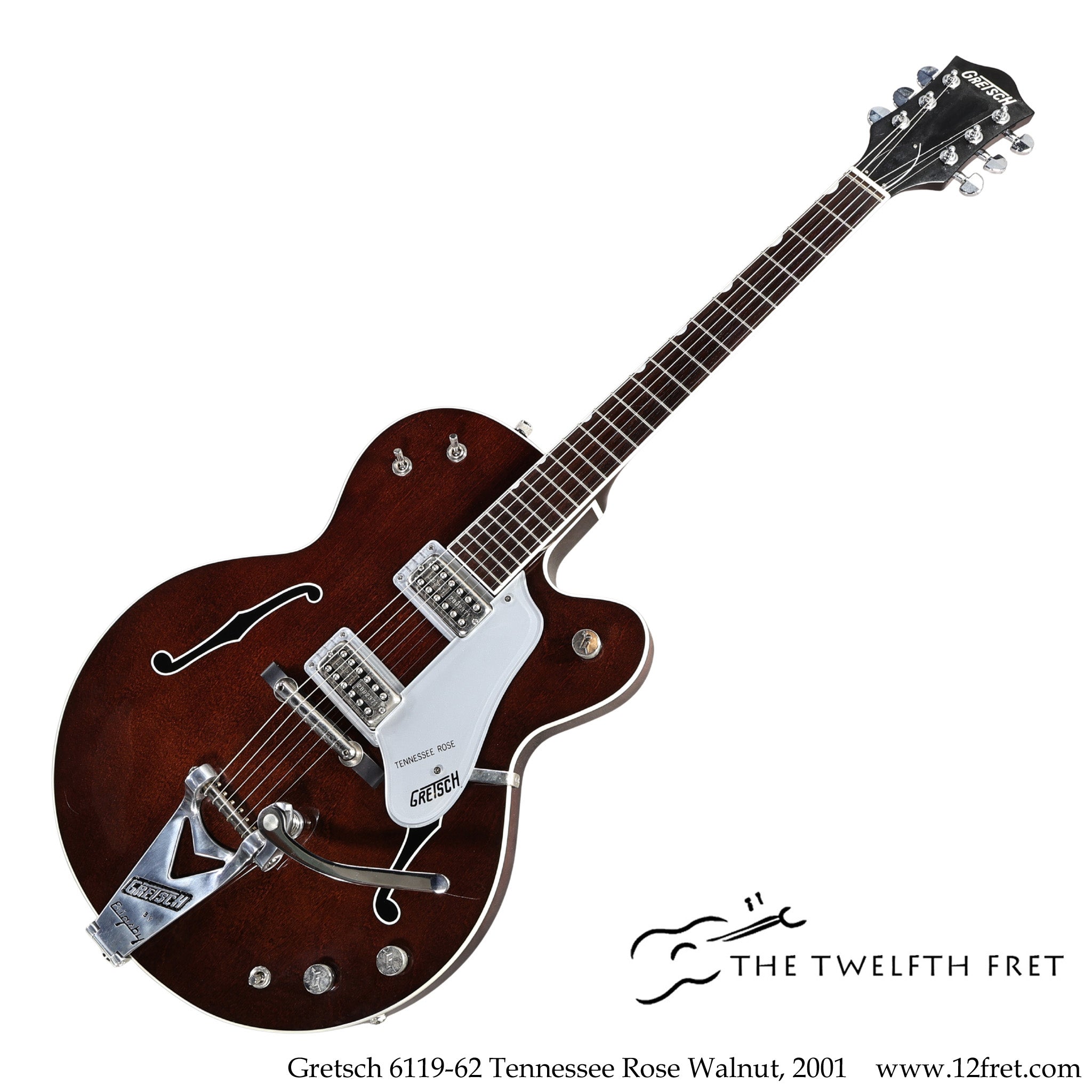 Gretsch 6119-62 Tennessee Rose Walnut Electric Guitar, 2001 - The Gretsch 6119-62 Tennessee Rose Walnut Electric Guitar, 2001 - The
