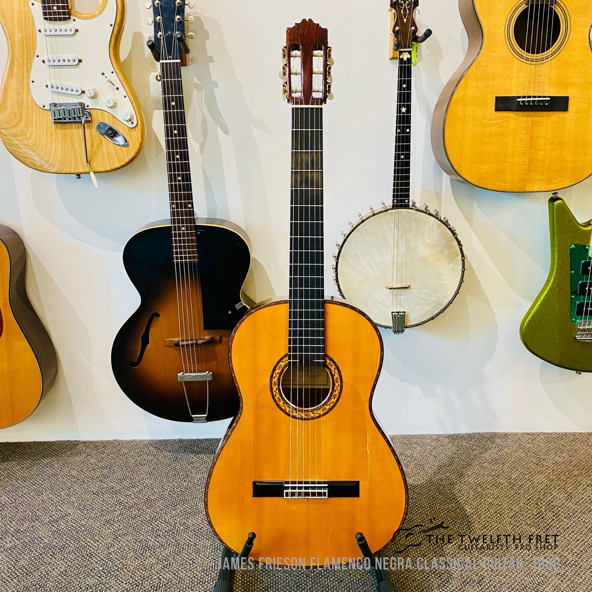 James Frieson Flamenco Negra Classical Guitar, 1988 - The Twelfth Fret