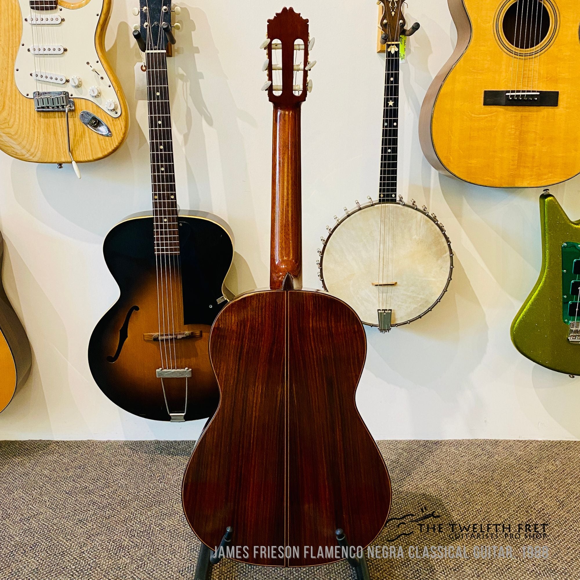 James Frieson Flamenco Negra Classical Guitar, 1988 - The Twelfth Fret