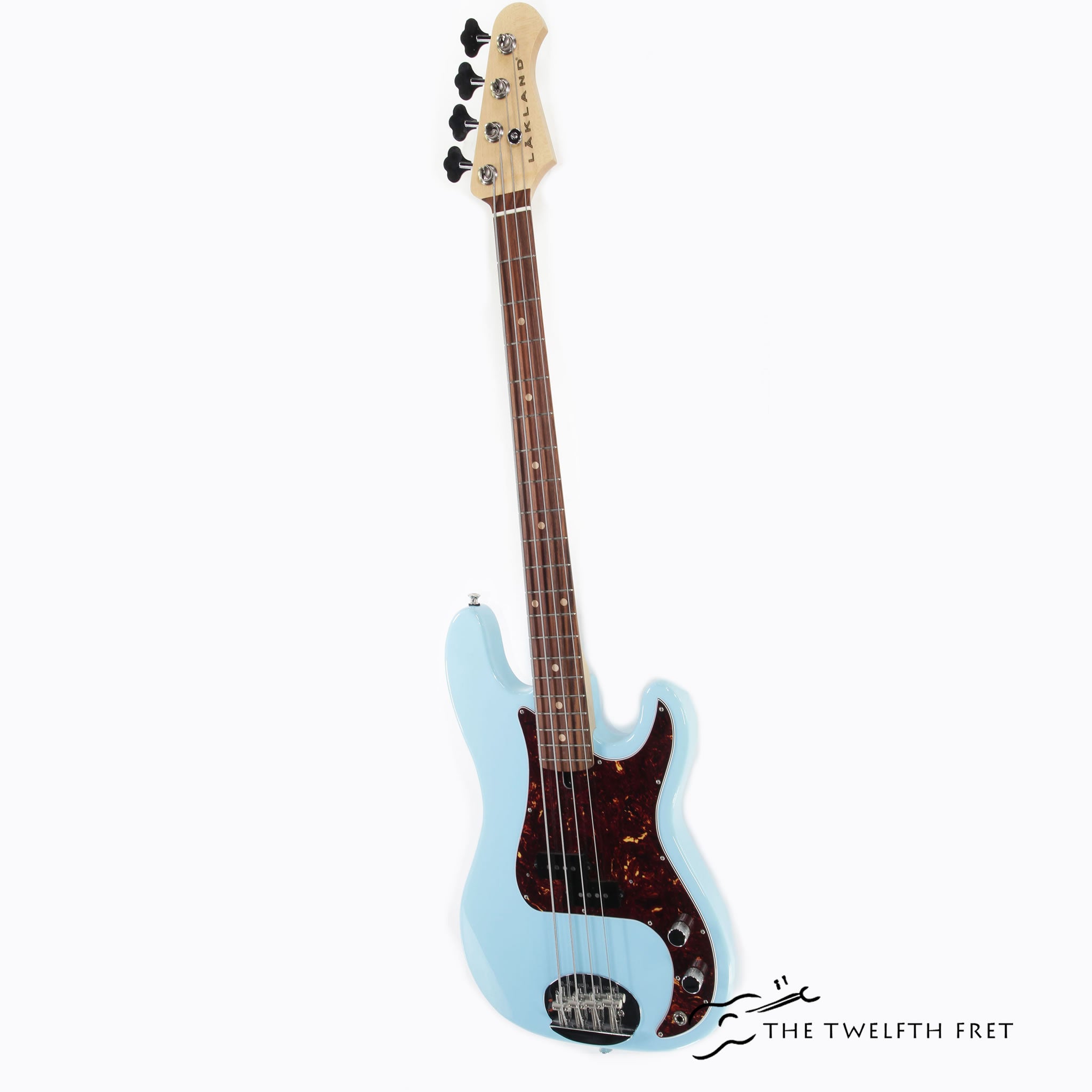 Lakland USA Bob Glaub 44-64 Bass Guitar Sonic Blue, 2017 - The Twelfth Fret