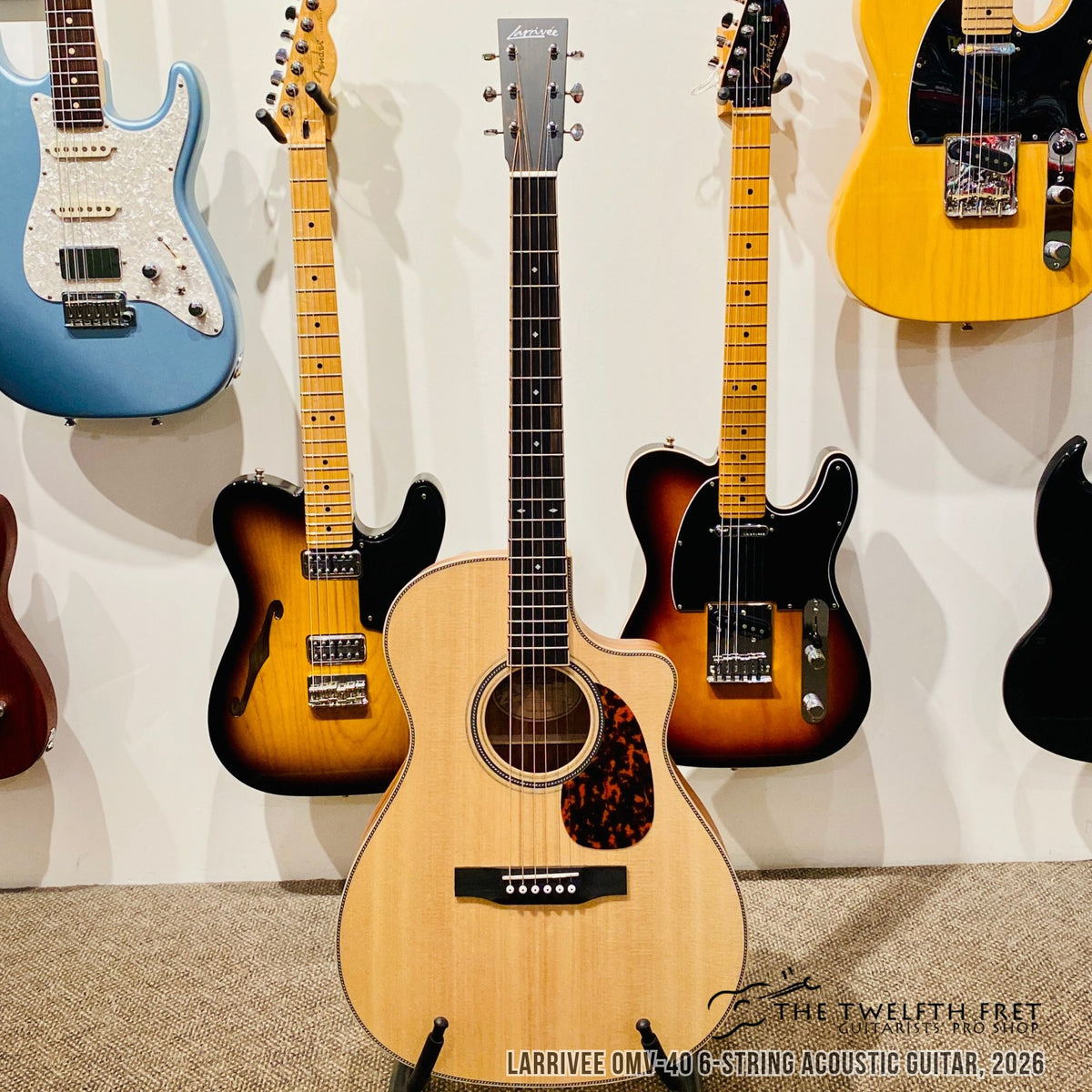 Larrivee OMV-40 6-String Acoustic Guitar, 2026 - The Twelfth Fret