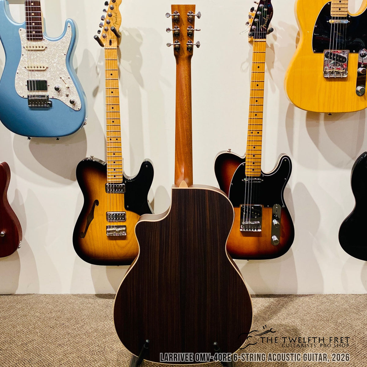 Larrivee OMV-40RE 6-String Acoustic Guitar, 2026 - The Twelfth Fret