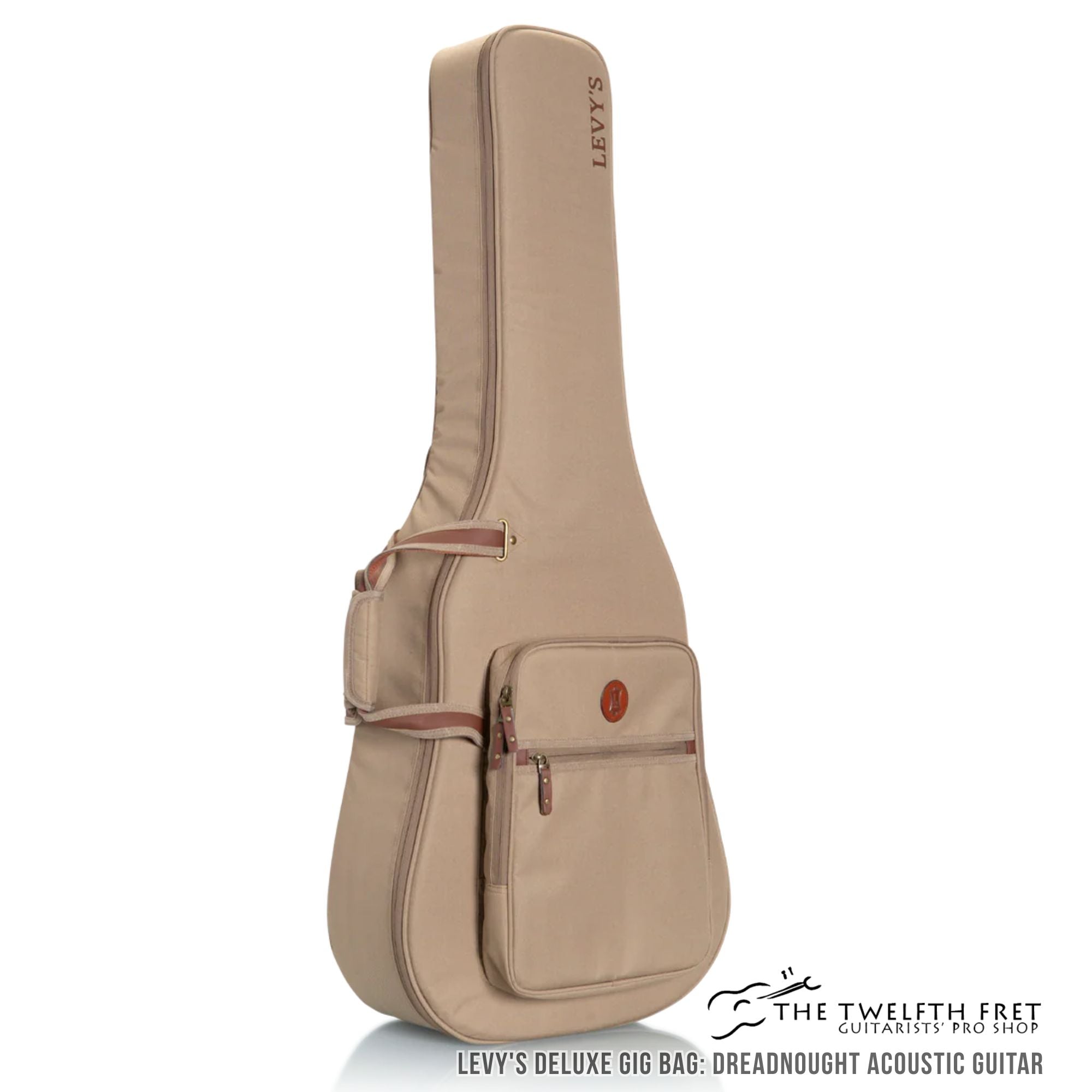 Levy's Deluxe Gig Bag - Dreadnought Acoustic Guitar - The Twelfth Fret