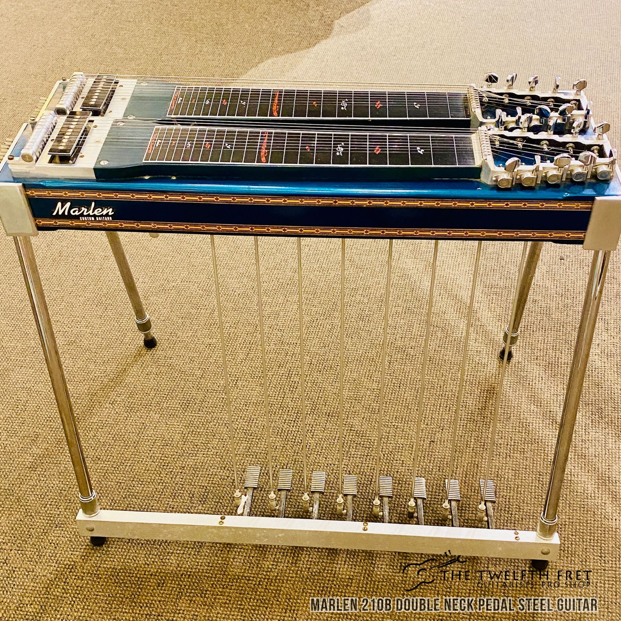 Marlen 210B Double Neck Pedal Steel Guitar - The Twelfth Fret