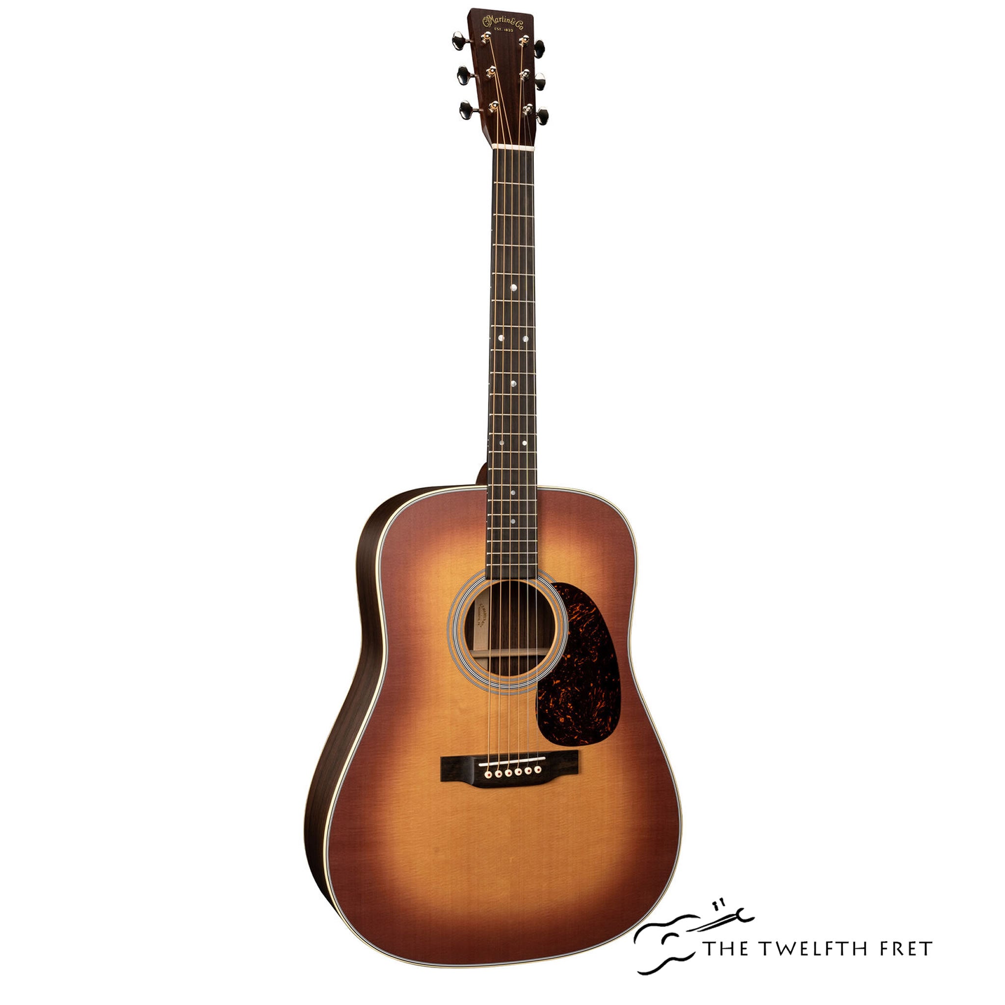 Martin D-28 Satin Amber Burst Acoustic Guitar - The Twelfth Fret