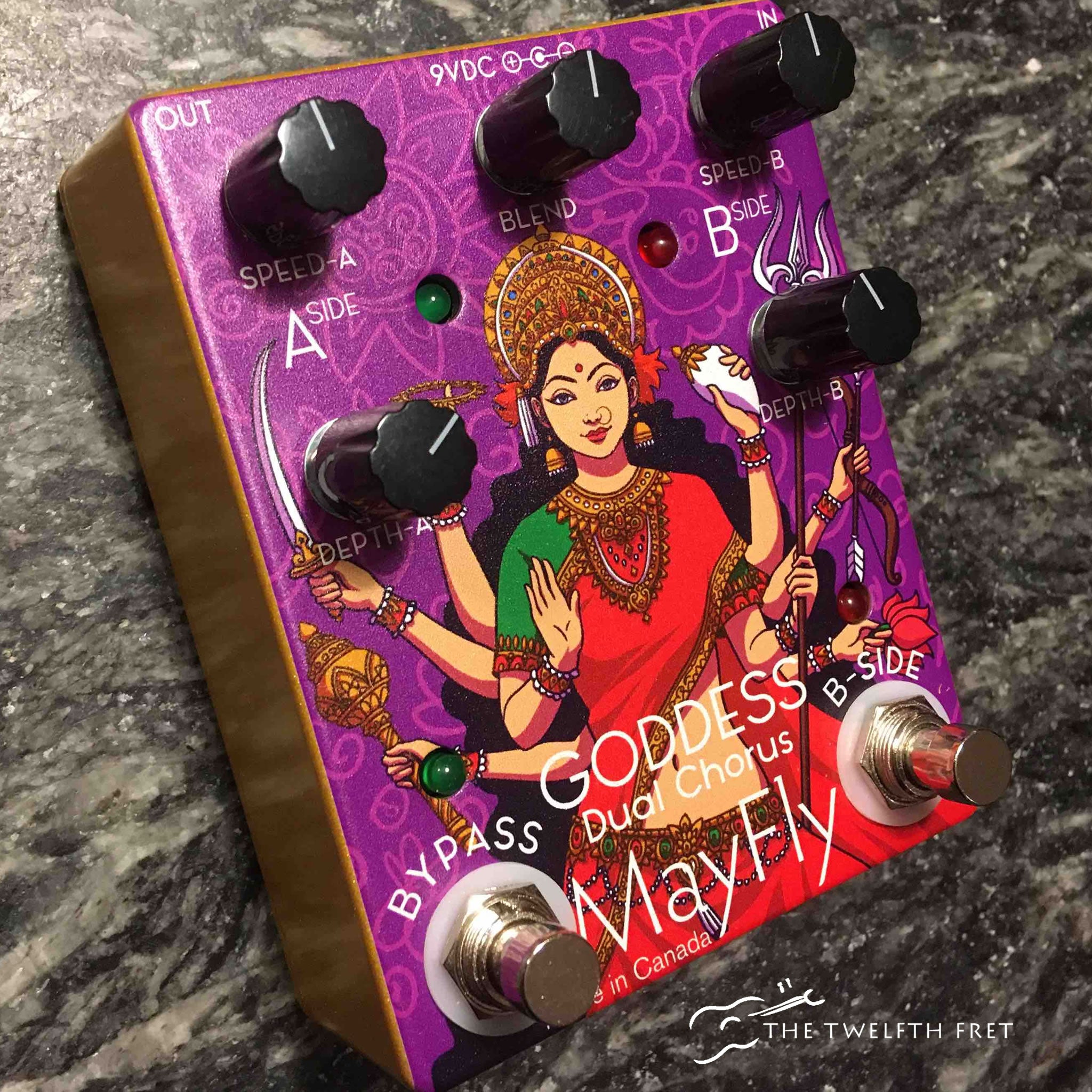 MayFly Goddess Dual Chorus Pedal - The Twelfth Fret