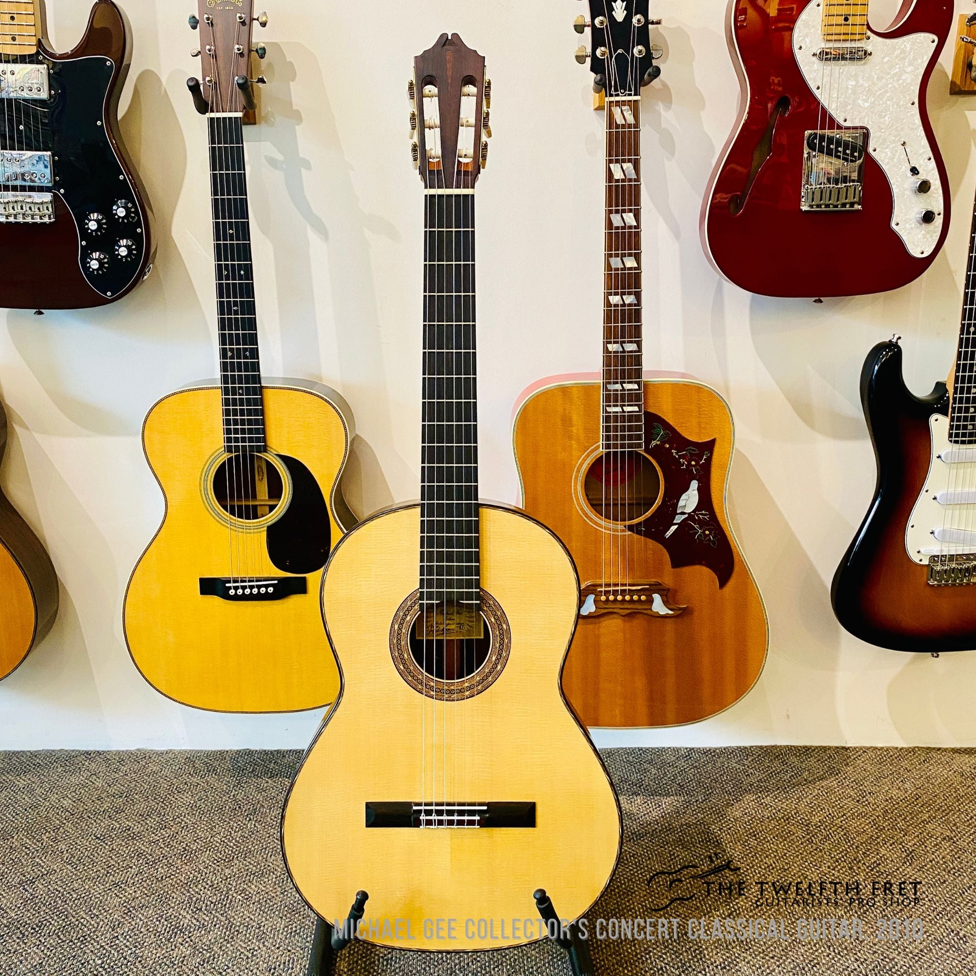 Michael Gee Collector's Concert Classical Guitar, 2010 - The Twelfth Fret