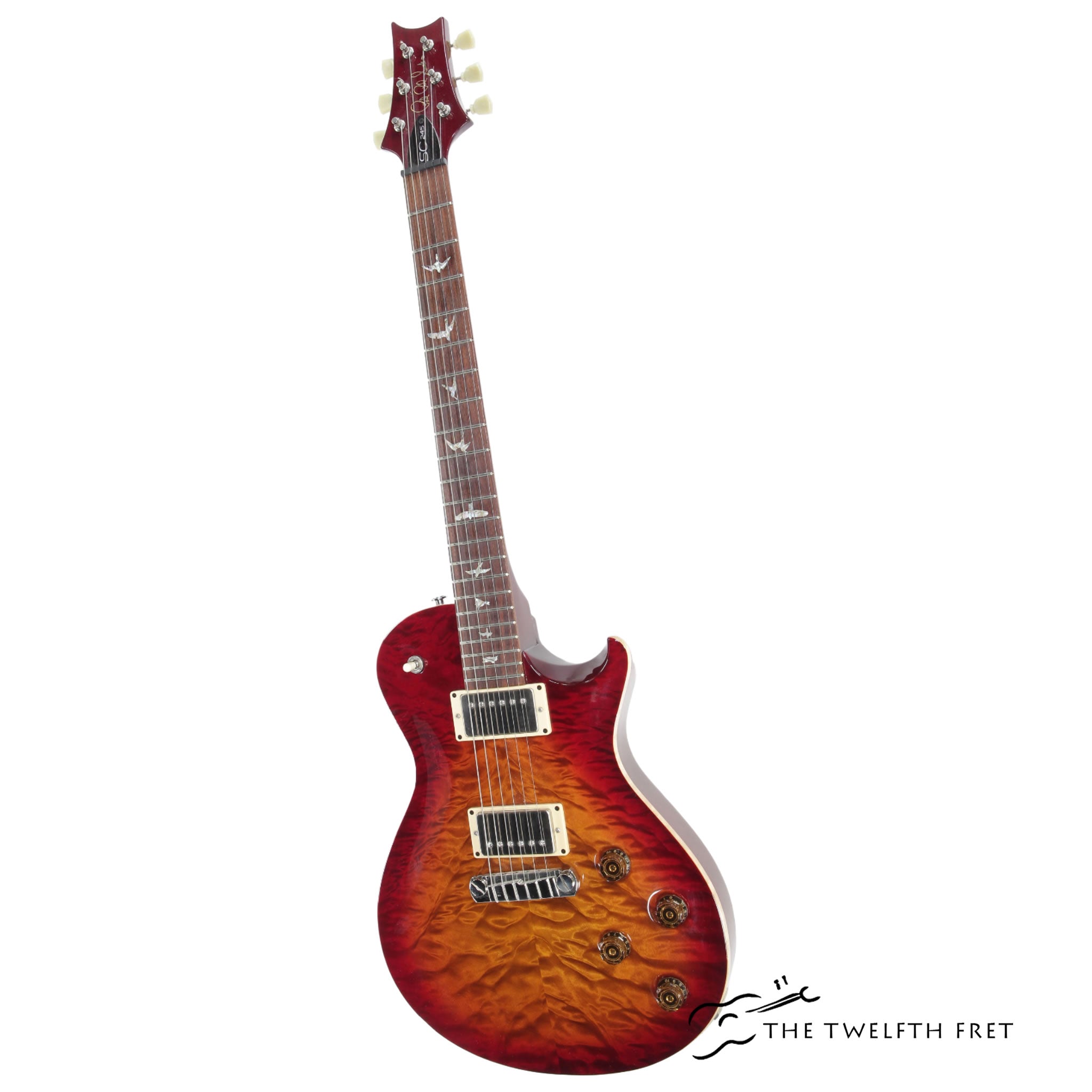 PRS SC-245 10 Top Solidbody Dark Cherry Burst, 2007 - The Twelfth Fret
