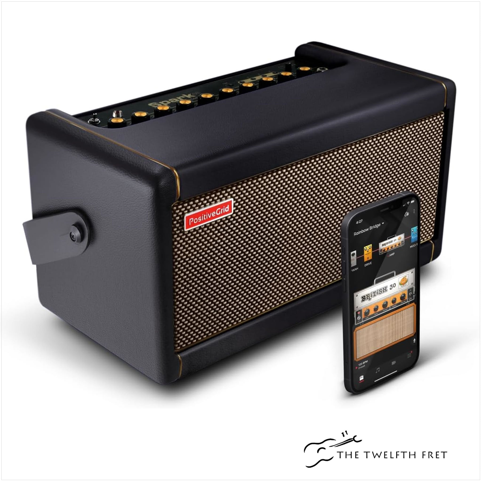 Positive Grid Spark 40-Watt Smart Guitar Amp & Bluetooth Speaker