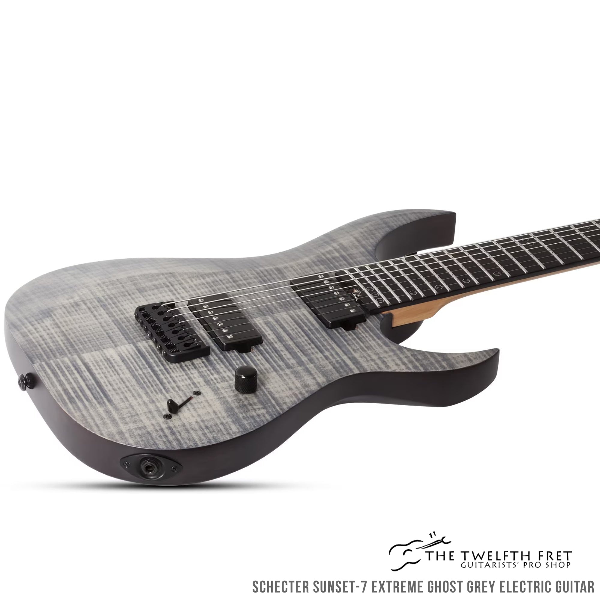 Schecter Sunset-7 Extreme Ghost Grey Electric Guitar - The Twelfth Fret