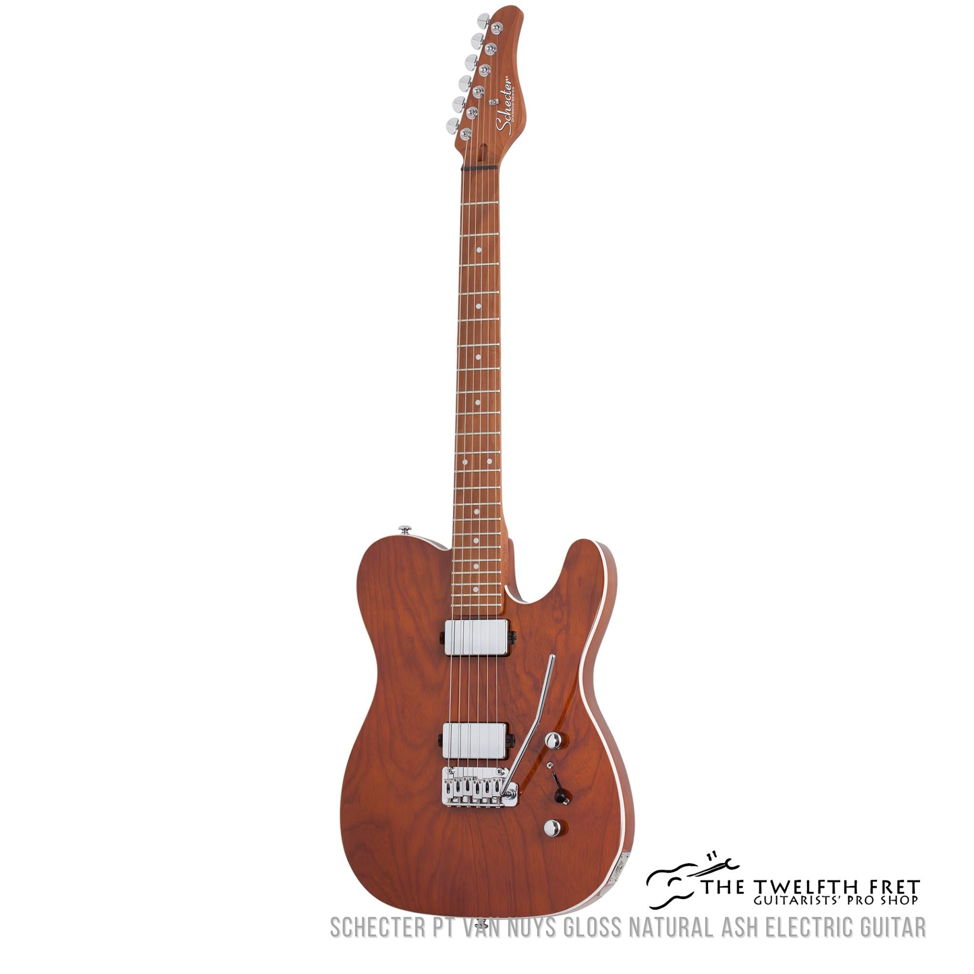 Schecter PT Van Nuys Gloss Natural Ash Electric Guitar - The Twelfth Fret