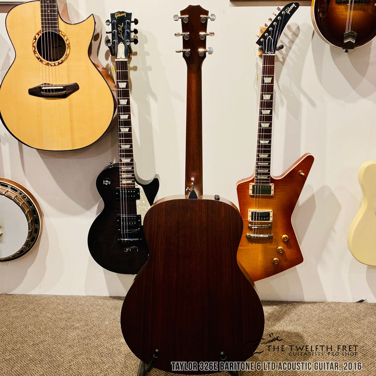 Taylor 326e Baritone 6 LTD Acoustic Guitar, 2016 - The Twelfth Fret