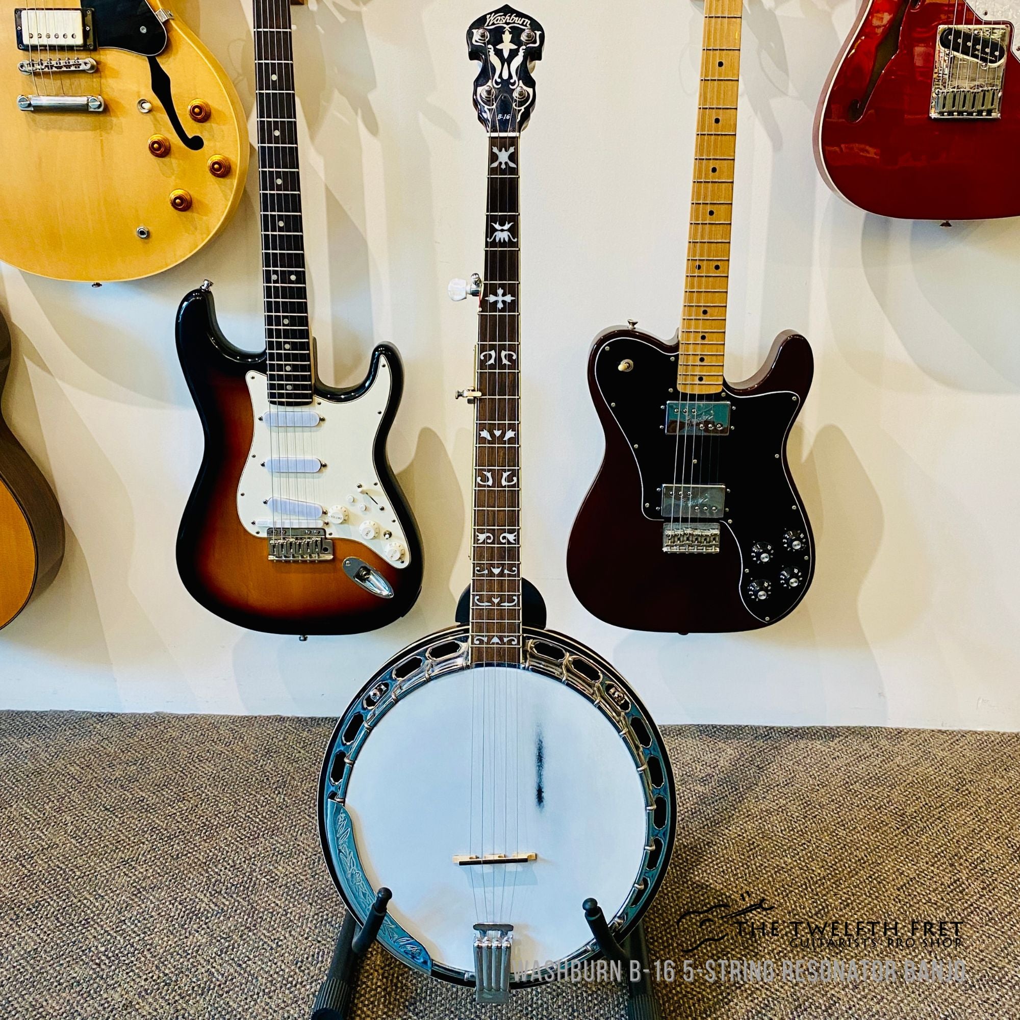 Washburn B-16 5-String Resonator Banjo - The Twelfth Fret