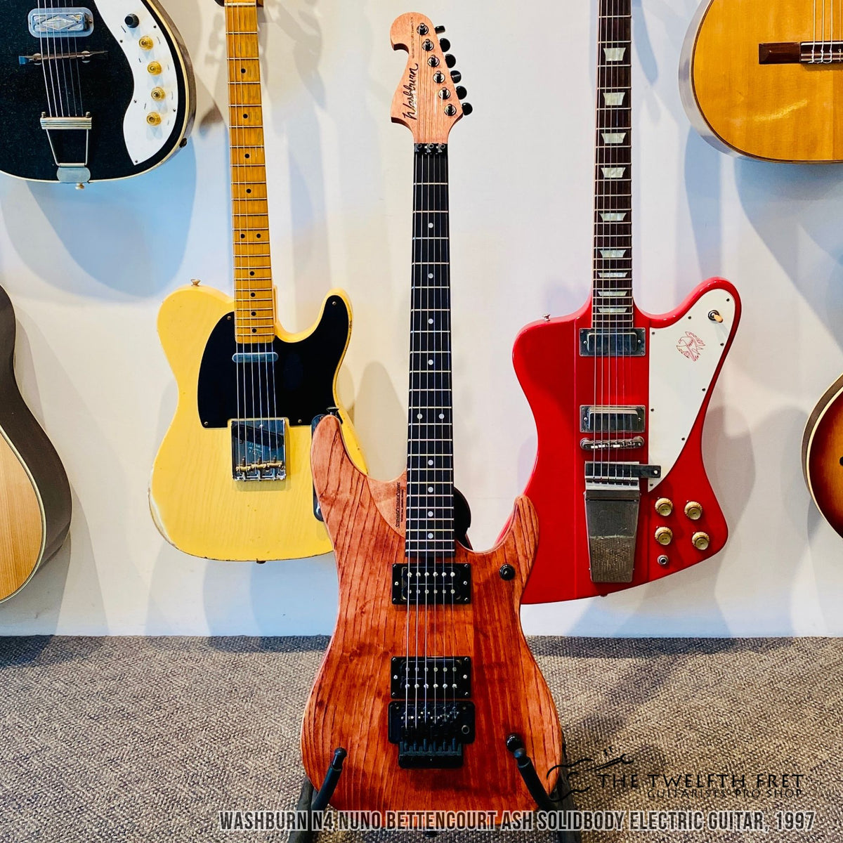 Washburn N4 Nuno Bettencourt Ash Solidbody Electric Guitar, 1997 - The Twelfth Fret