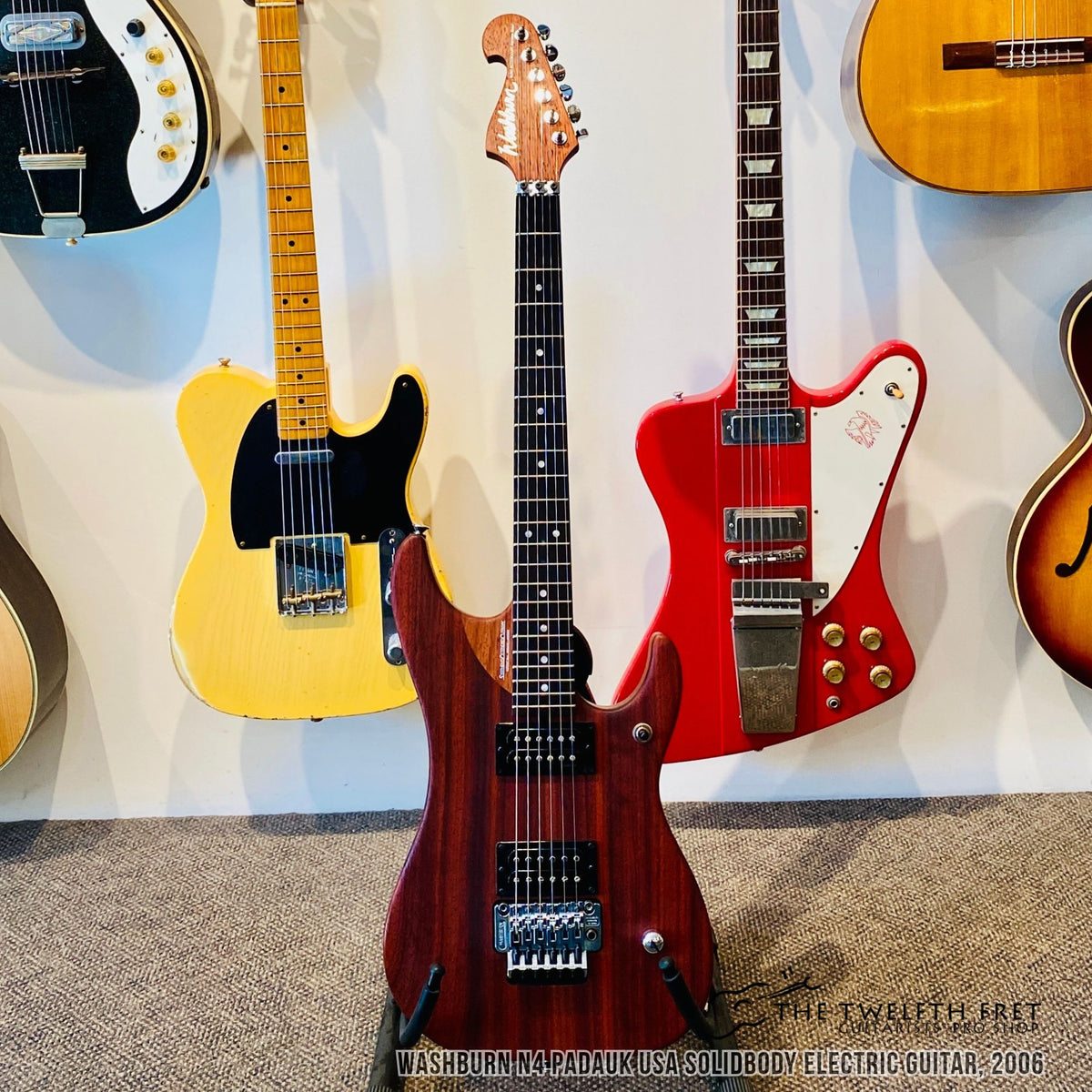 Washburn N4 Padauk USA Solidbody Electric Guitar, 2006 - The Twelfth Fret