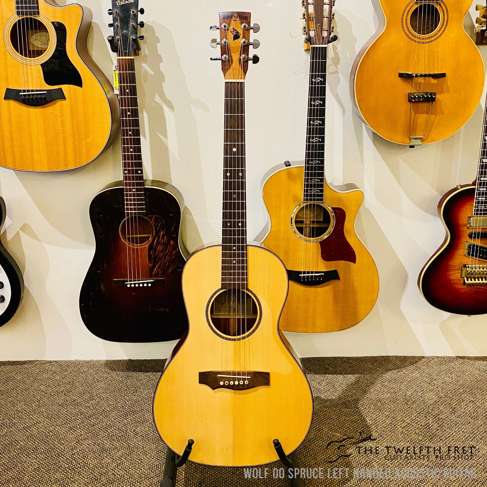 Wolf 00 Spruce Left handed Acoustic Guitar - The Twelfth Fret