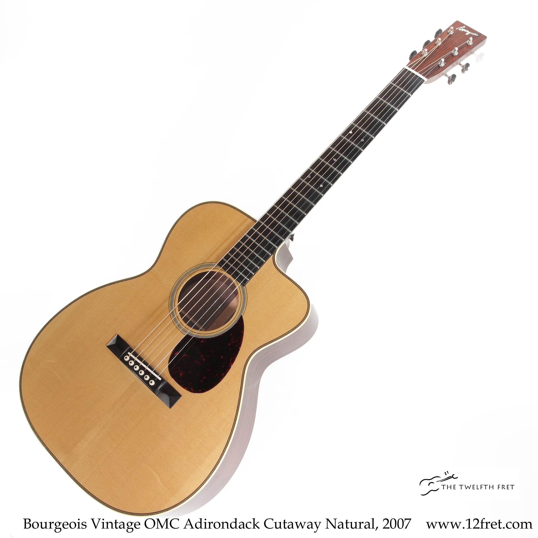 Bourgeois Vintage OMC Adirondack Cutaway Natural, 2007 - The Twelfth Fret